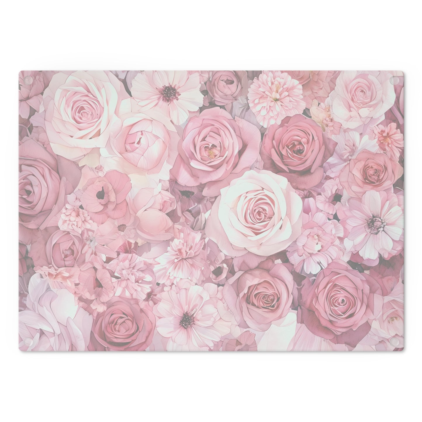 Floral Design Cutting Board - Elegantly Crafted Kitchen Essential for Home Chefs & Special Occasions