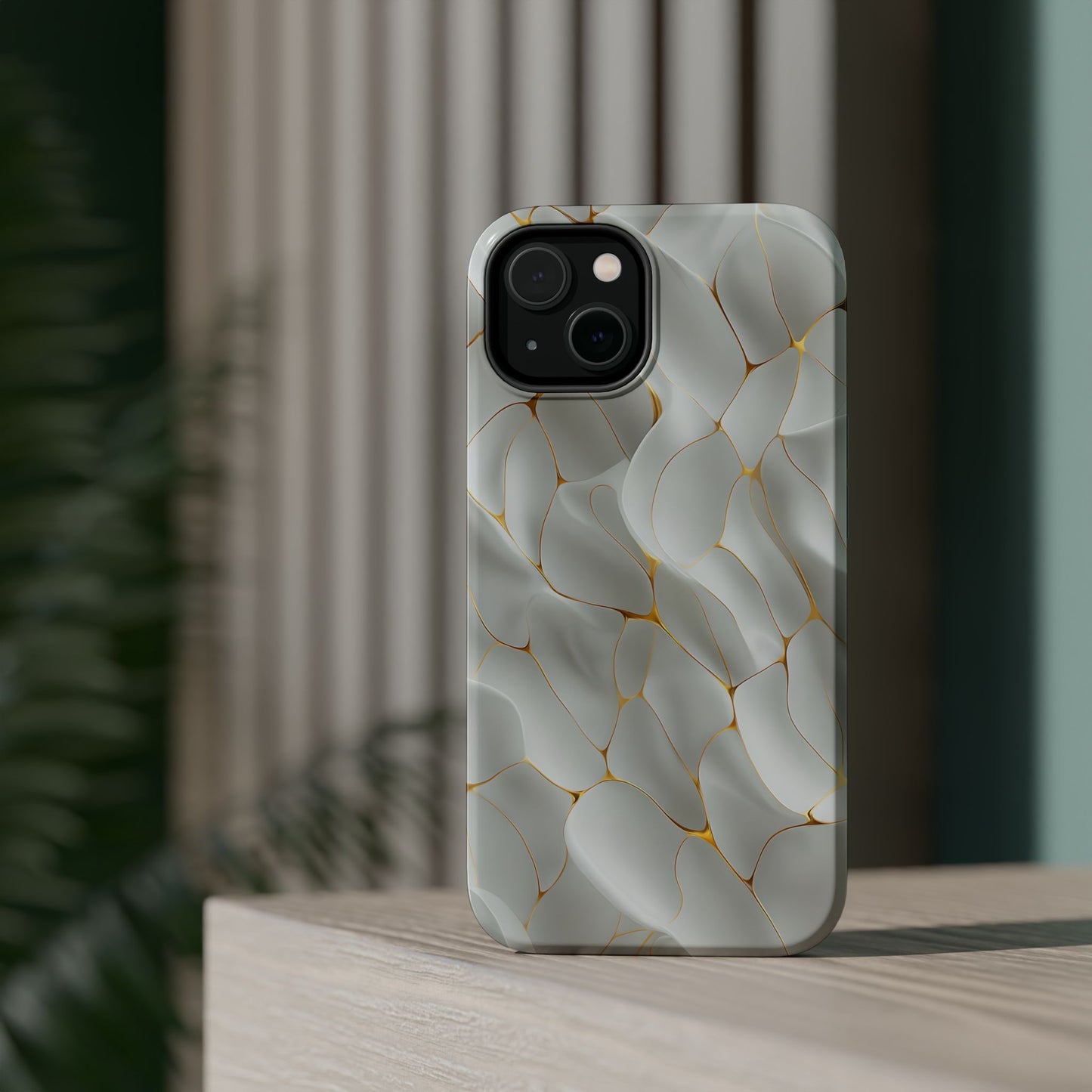 Elegant Marble Magnetic Tough Cases, Stylish Phone Cover