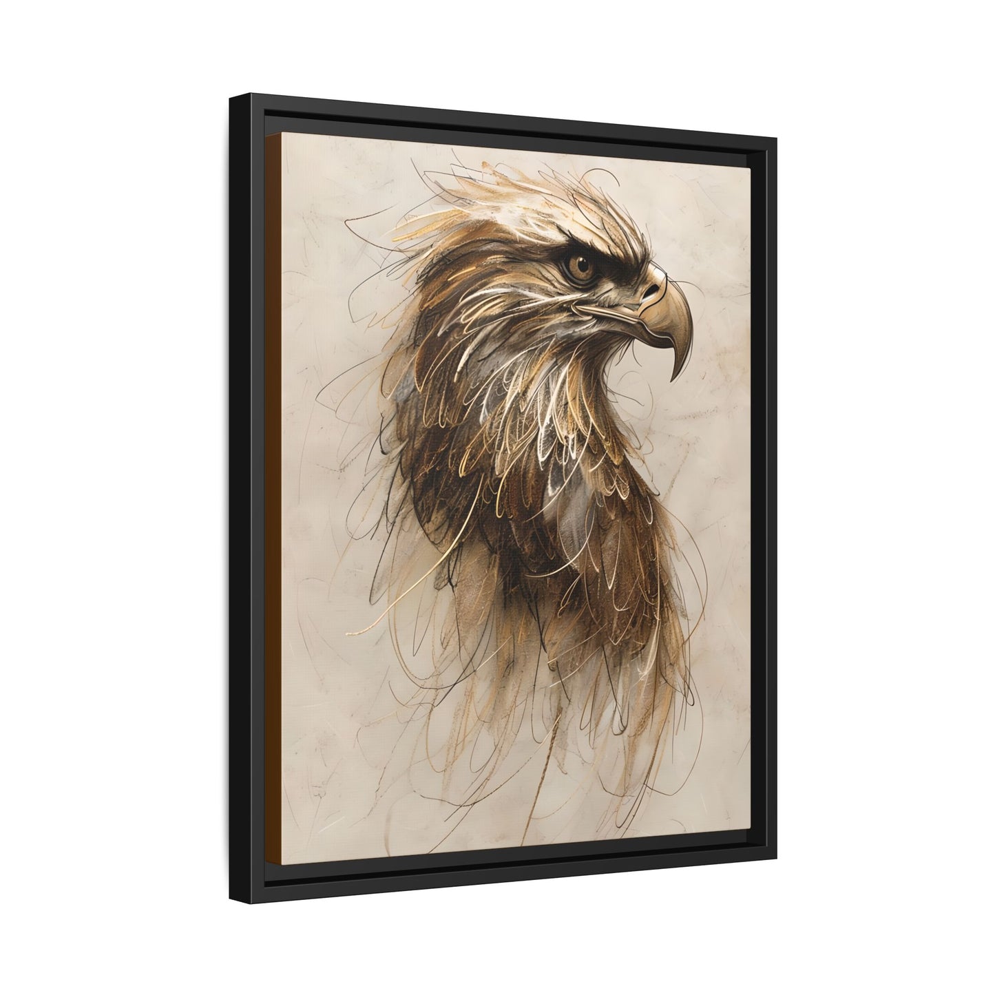 Framed Eagle Art Canvas