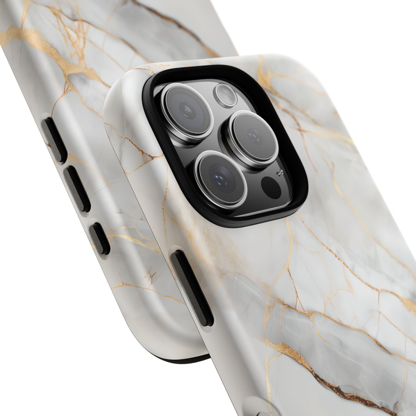 Elegant Lion and Marble Effect Phone Case Cover
