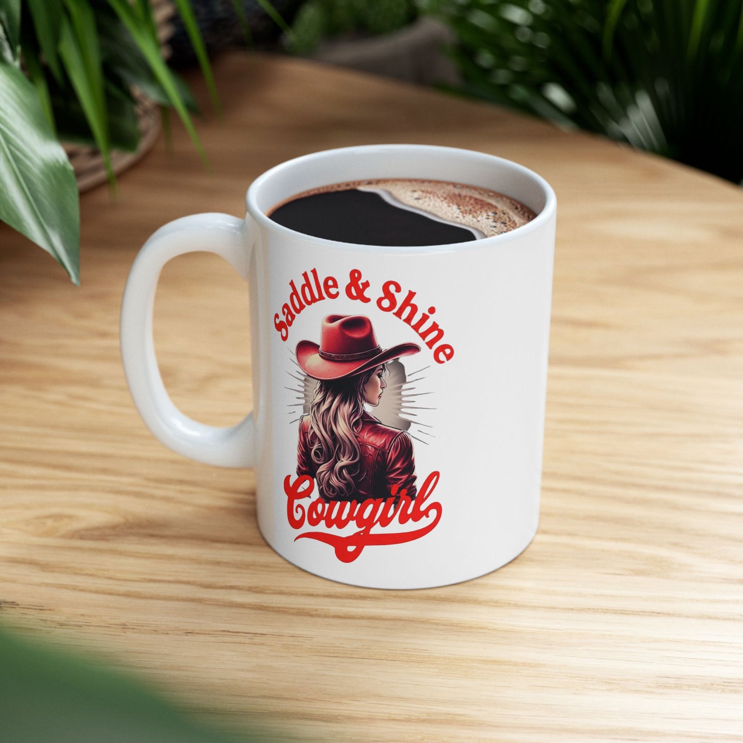 Saddle Up Ceramic Mug, Rodeo Mug