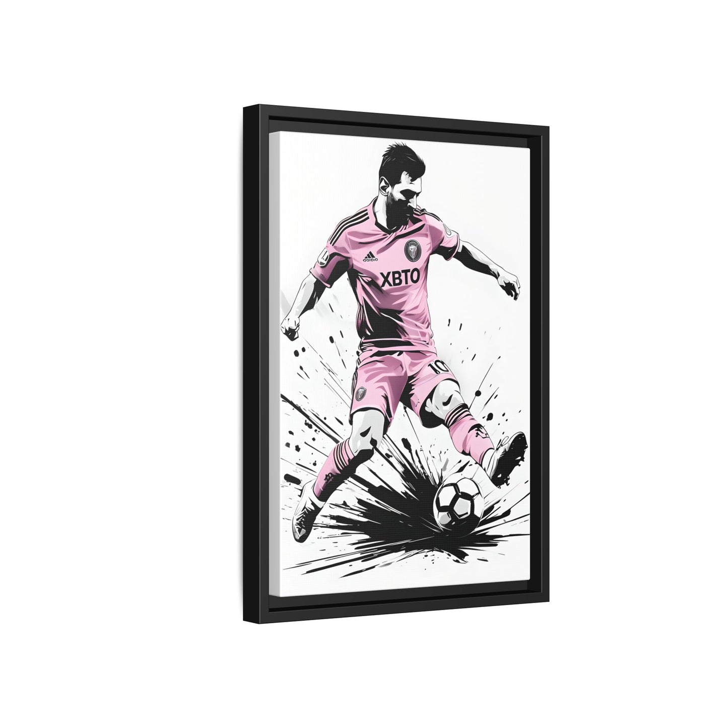 Canvas Print - Lionel Messi Inter Miami Kit