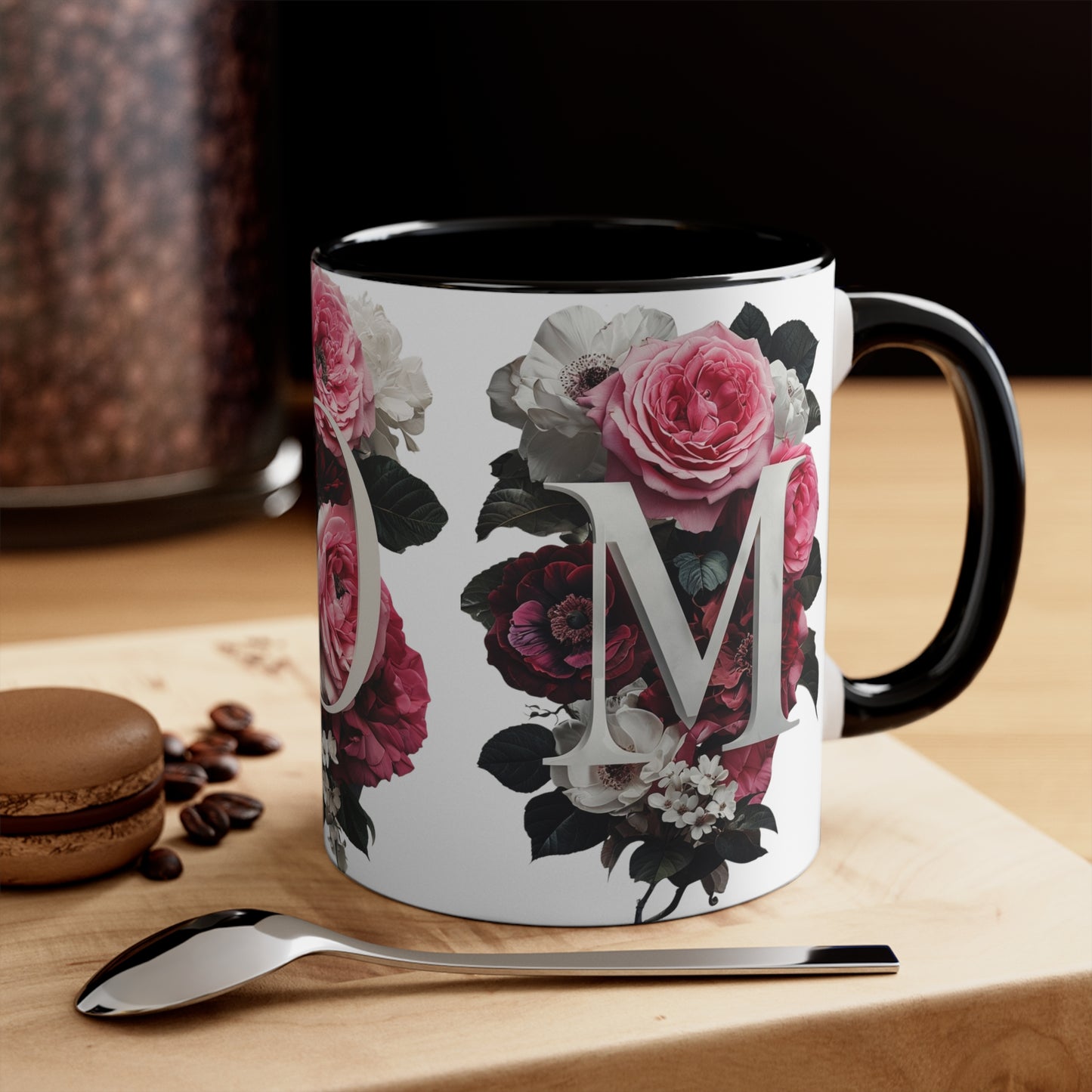 Floral Accent Mug for Mom - Mother's Day Gift Idea