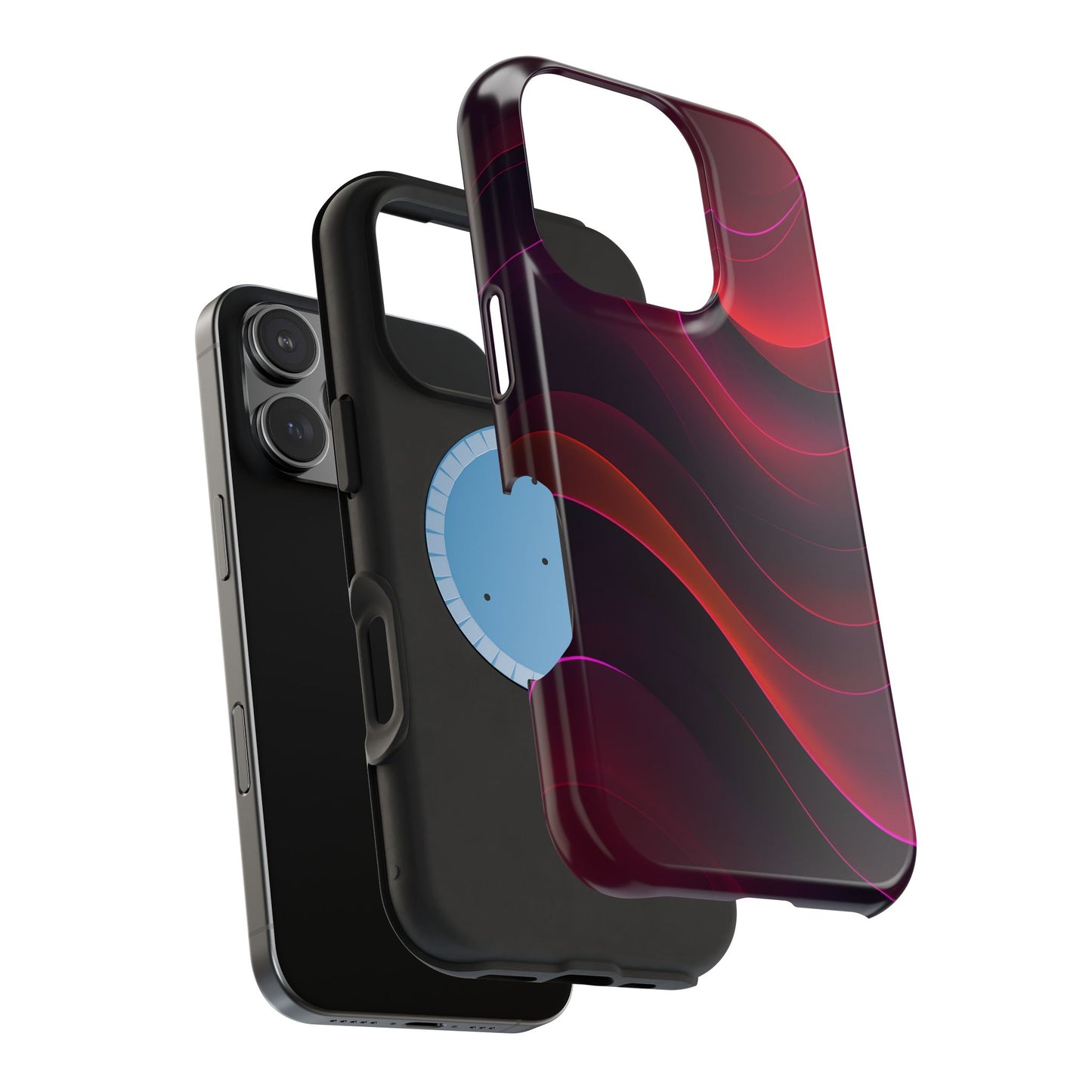 Abstract Wavy Design Case Cover