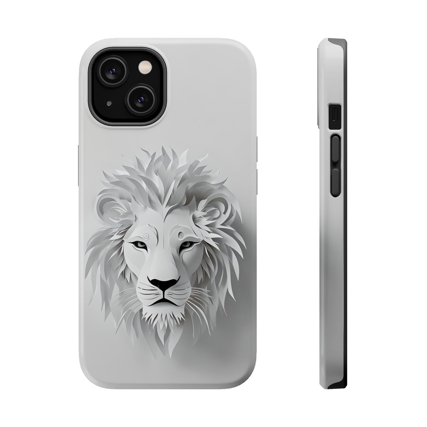 Majestic Intricate Lion Face Magnetic Tough Case
