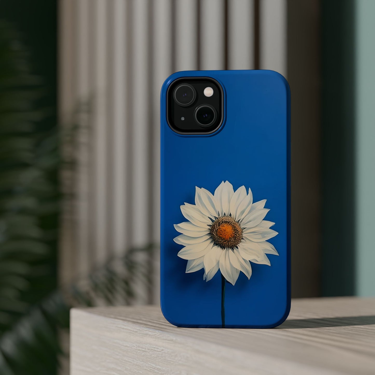 Vibrant Floral Sunflower Design Magnetic Tough Case for iPhone