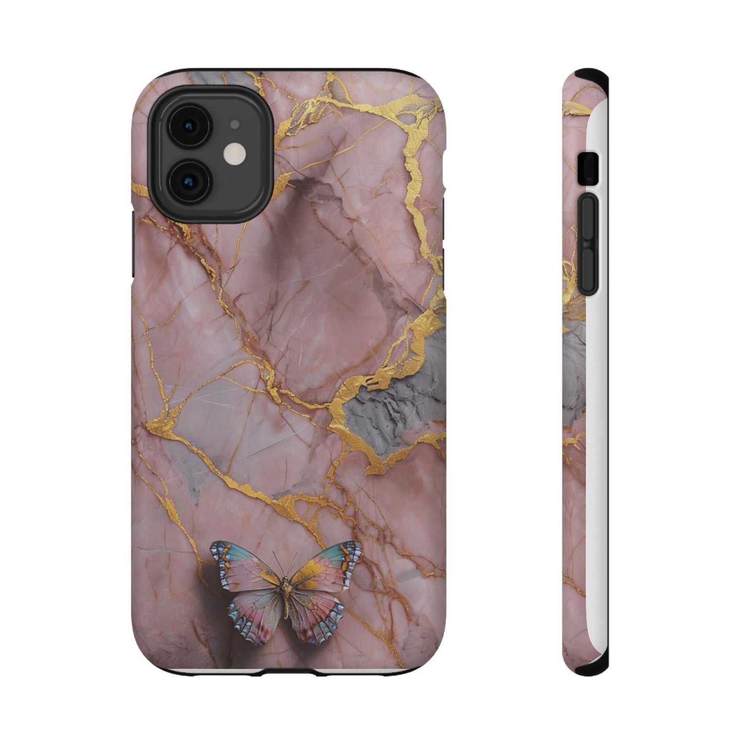 Artistic Butterfly Impact-Resistant Phone Case - Stylish Protection for Everyday Life