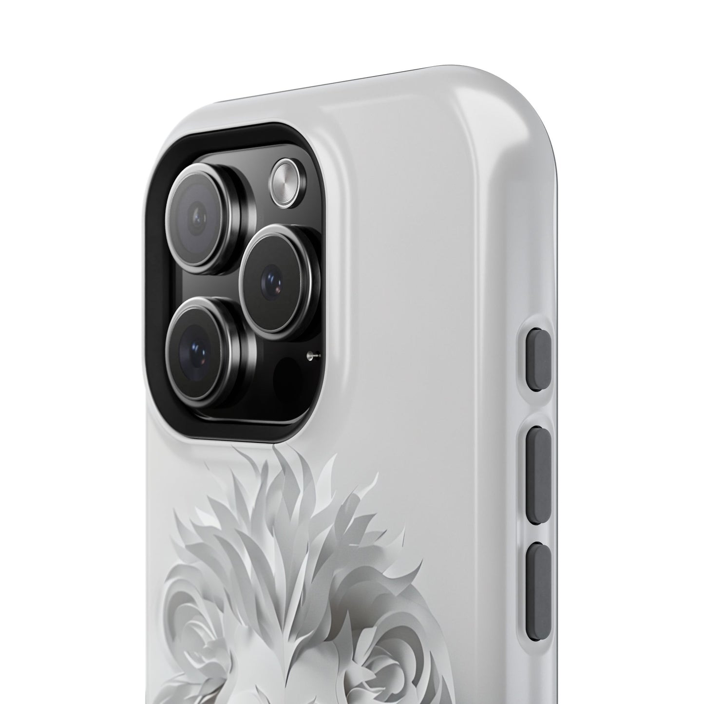 Majestic Intricate Lion Face Magnetic Tough Case Cover
