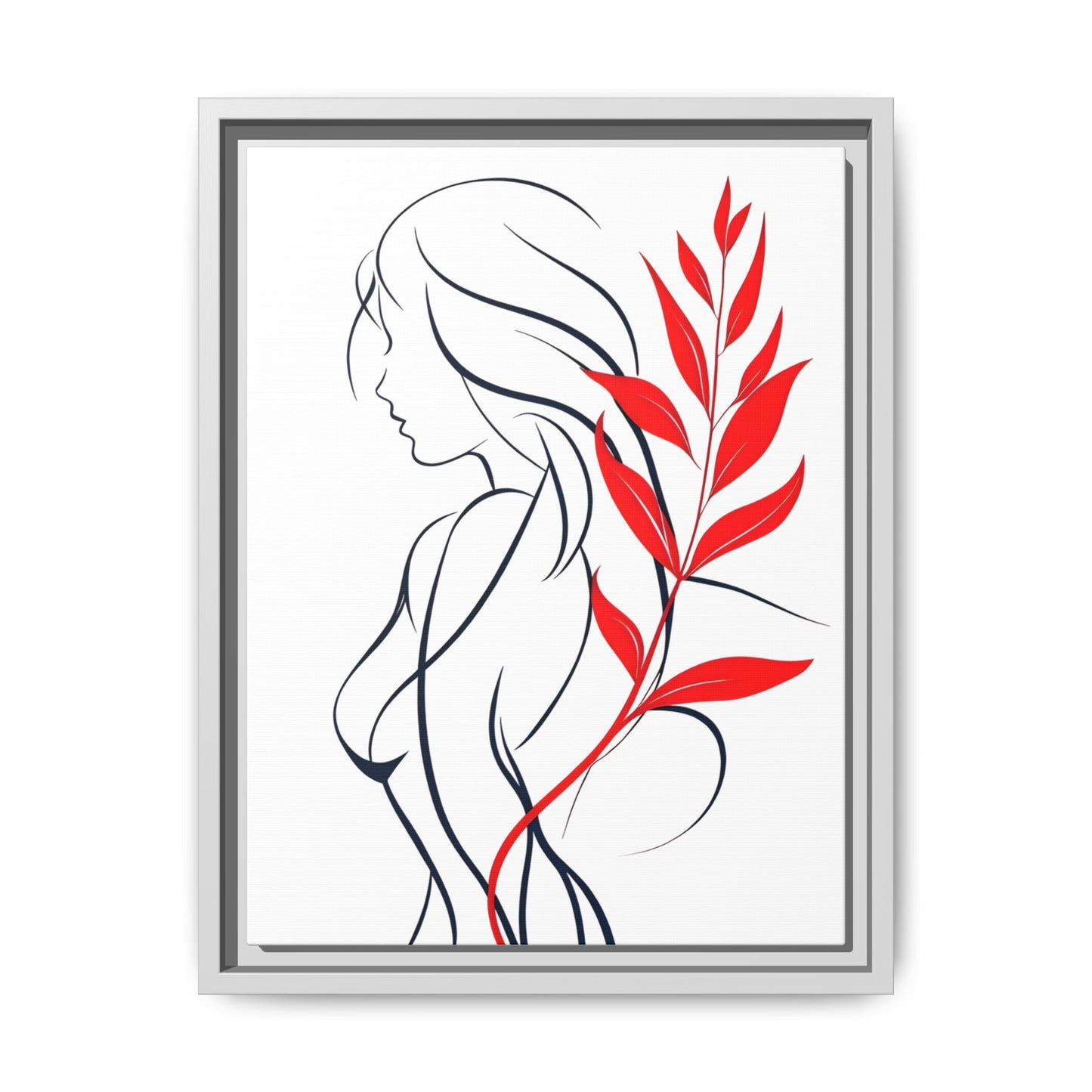 Feminine Elegant Line Art Print