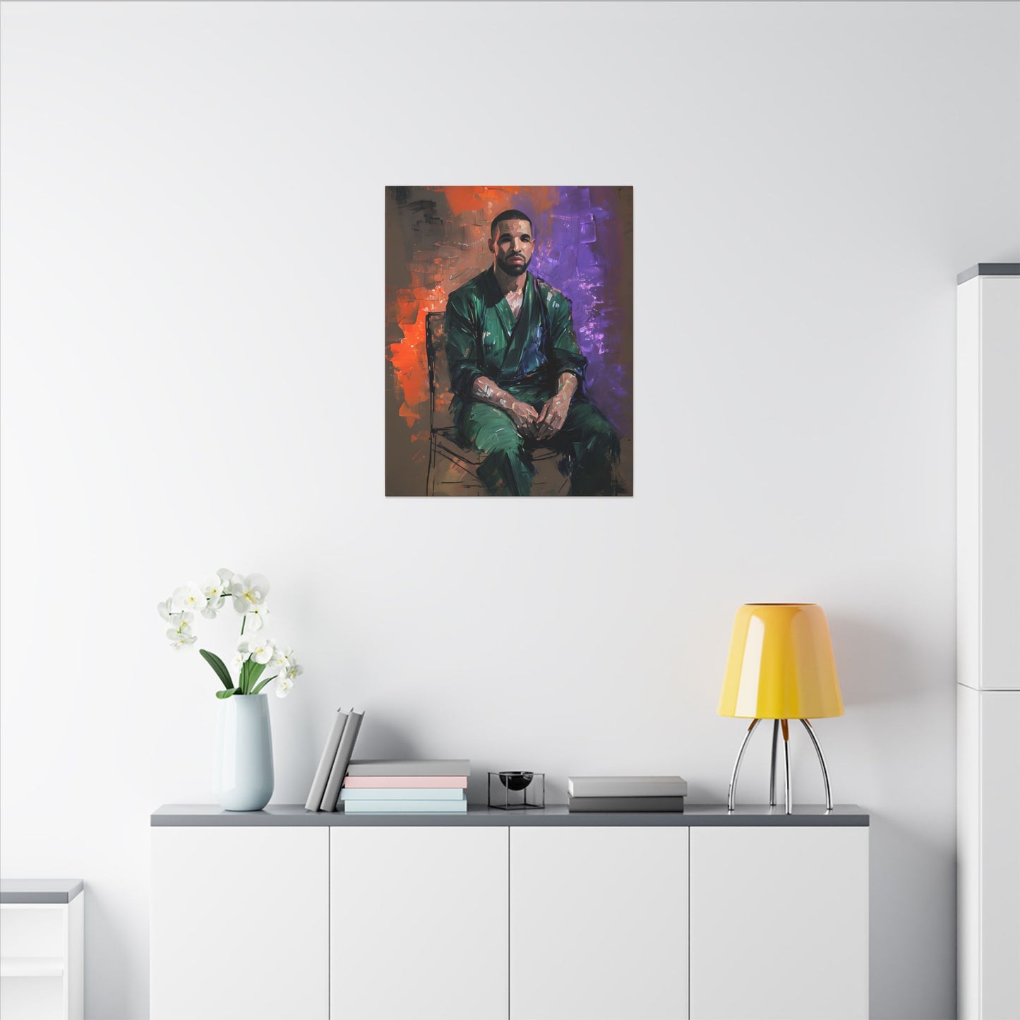 Drake Portrait Canvas Wall Art