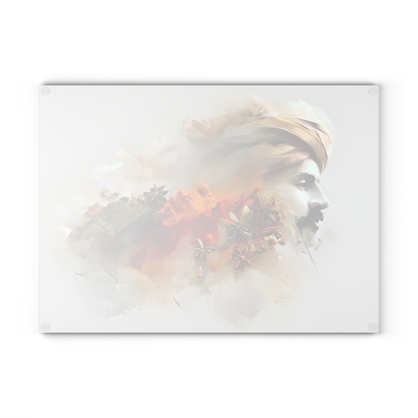 Artistic Glass Cutting Board In Rajasthan Spices
