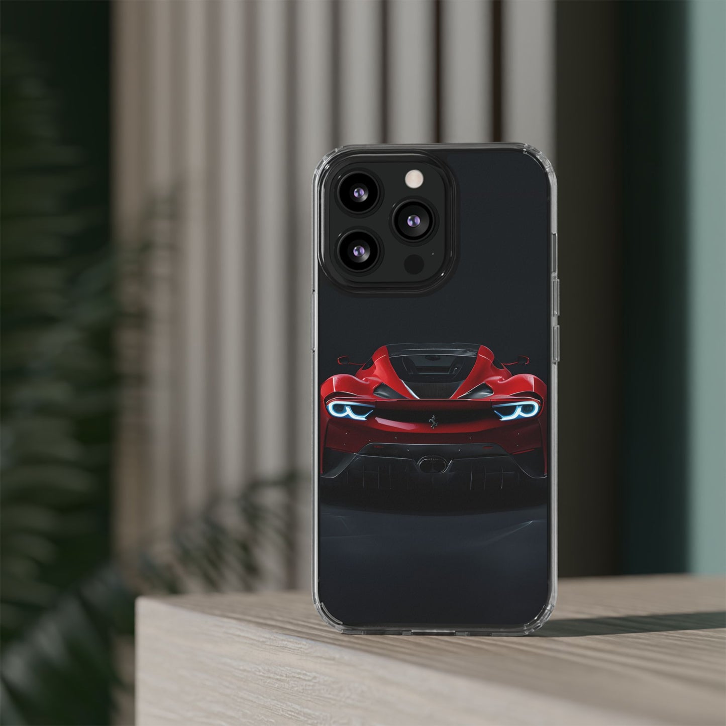 Sleek Ferrari Clear Phone Case - Ultra Durable & Stylish