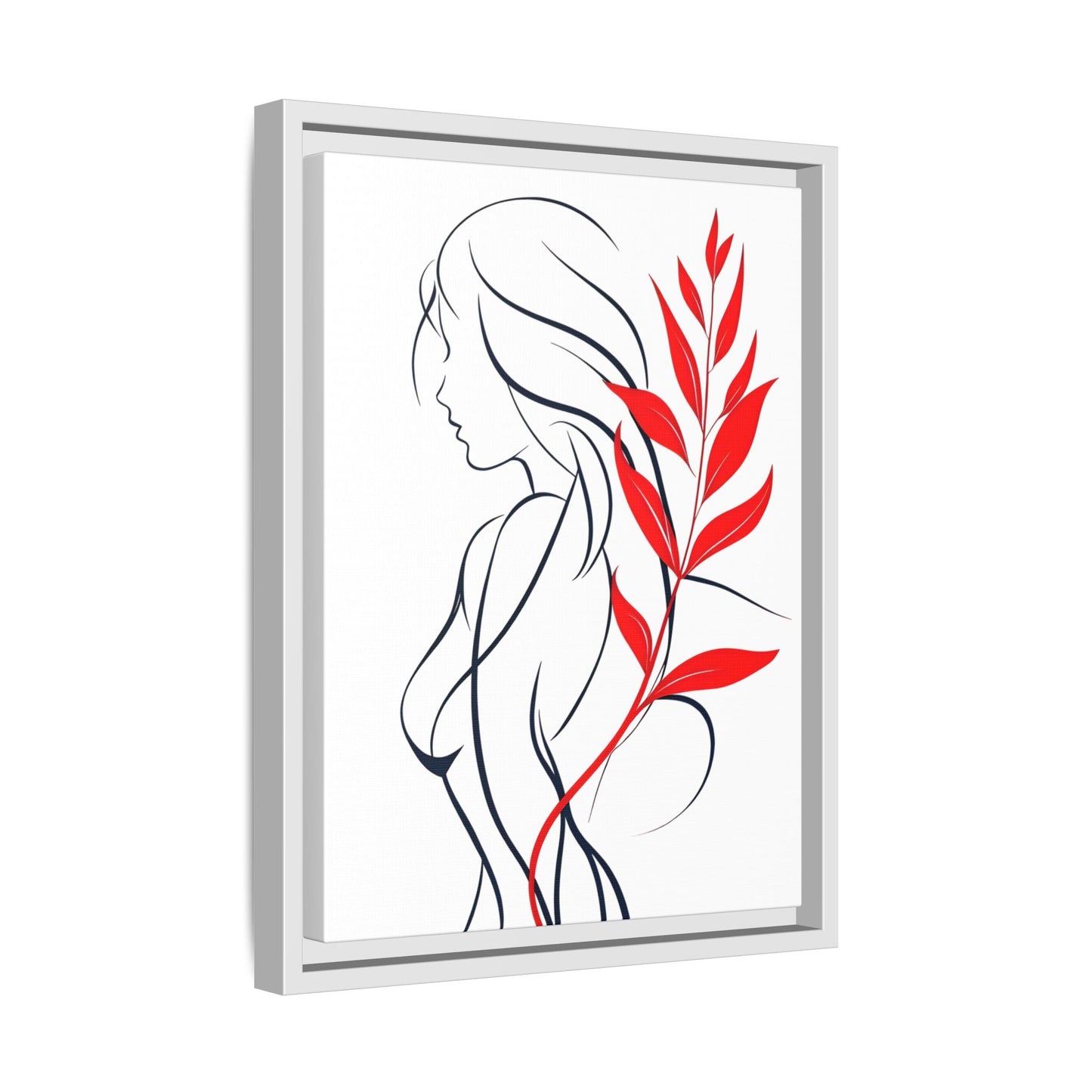 Feminine Elegant Line Art Print