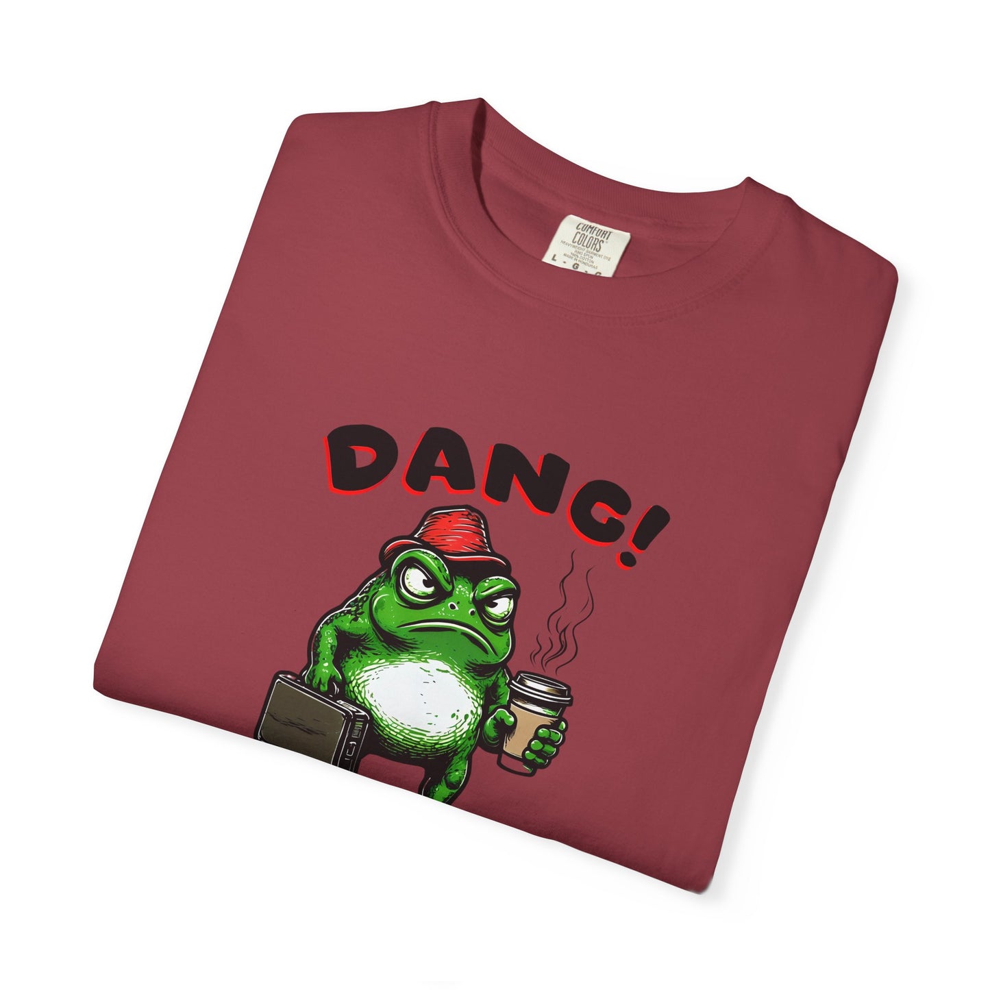 Funny Frog Monday T-Shirt - Unisex Garment-Dyed Tee