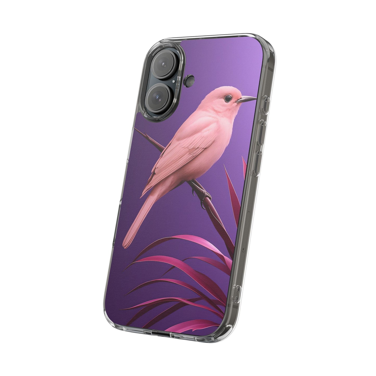Pink Bird Nature-Inspired Design Case Cover