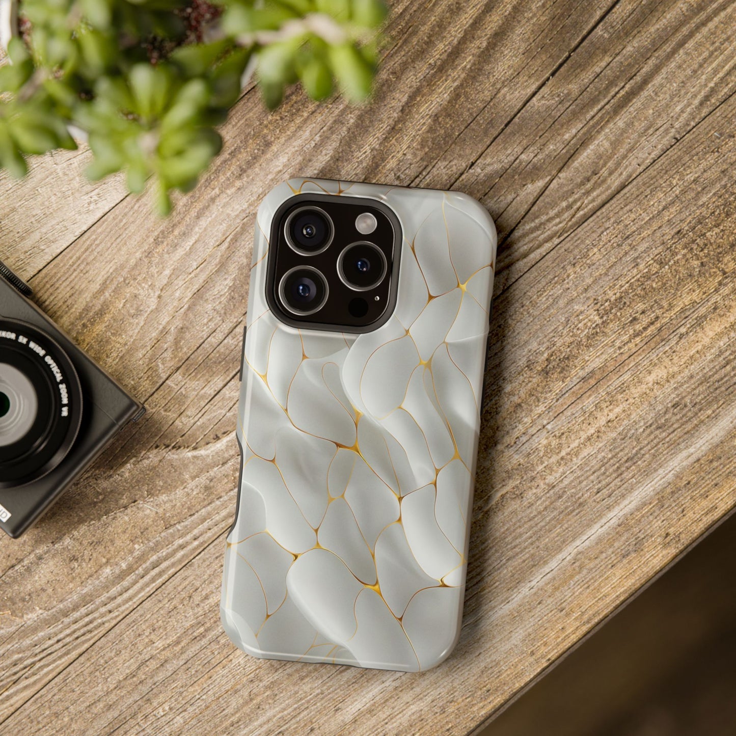 Elegant Marble Magnetic Tough Cases Cover