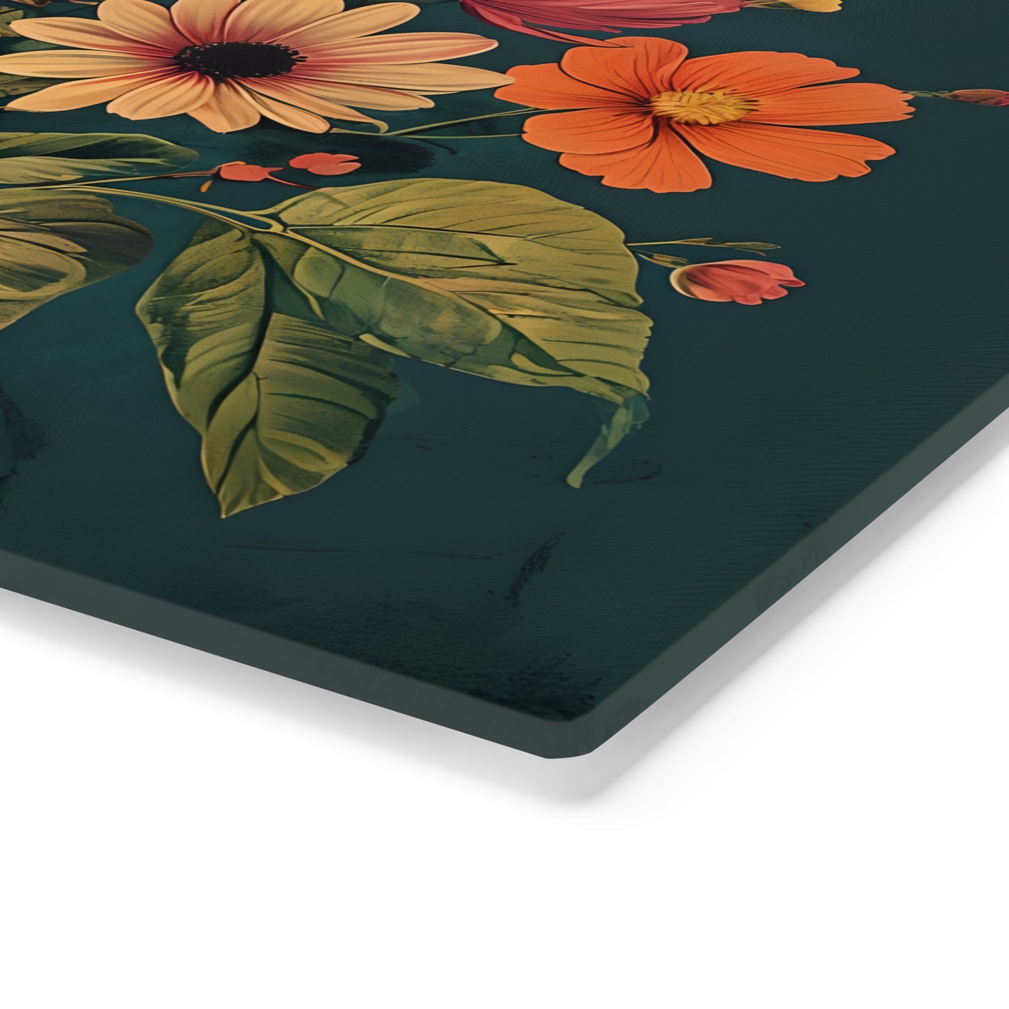 Floral Cutting Board - Evolve with Elegance Design for Home Chefs