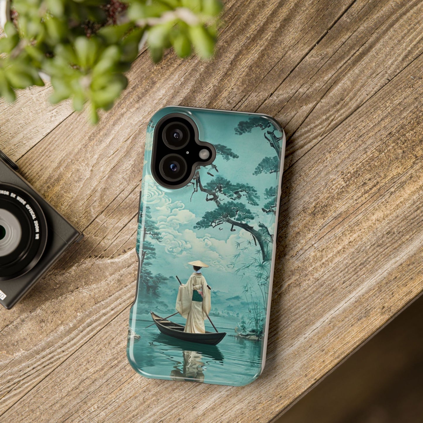 Zen Landscape Magnetic Tough Case for iPhone - Serene Nature Design