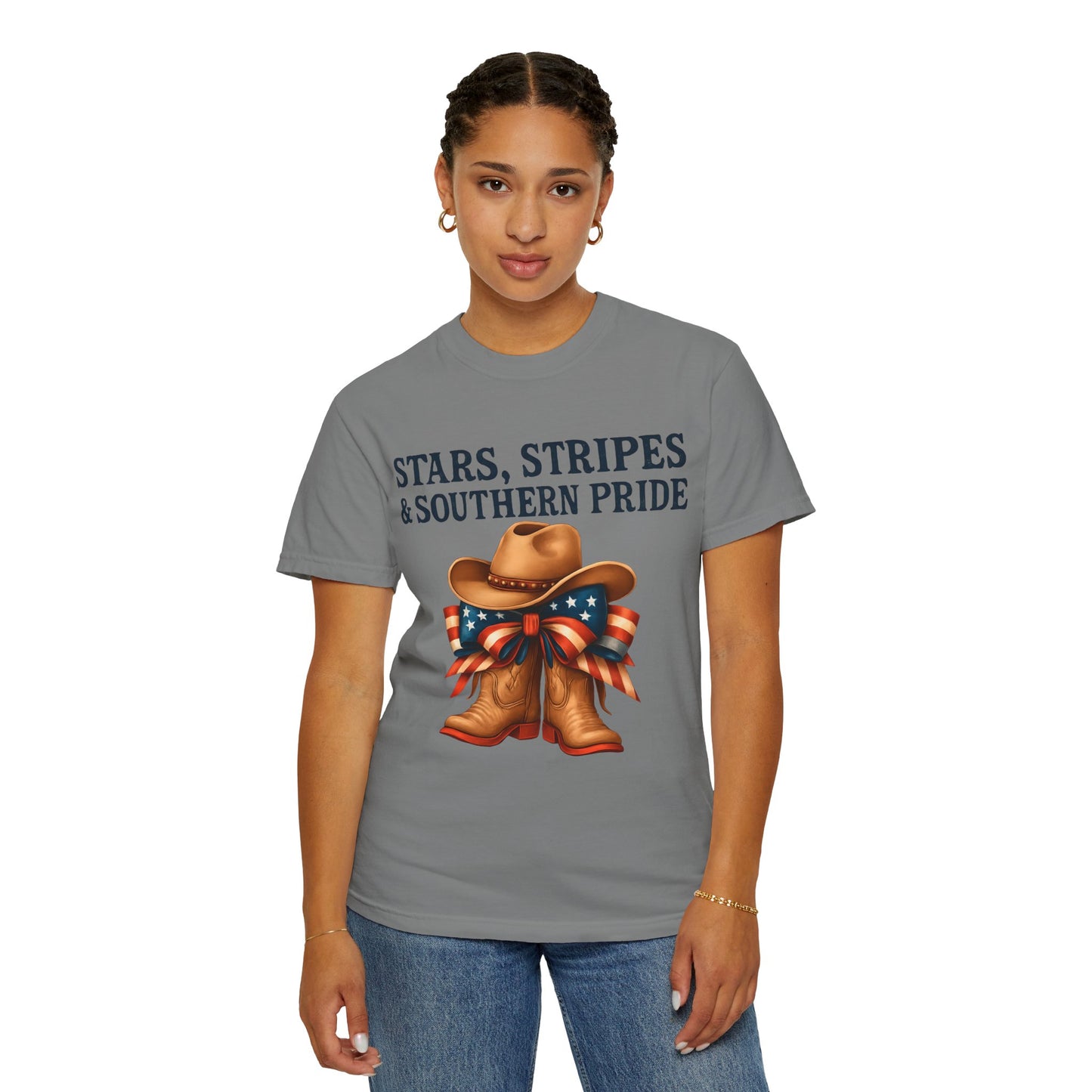 Stars, Stripes & Southern Pride Cowboy Boots Unisex T-Shirt