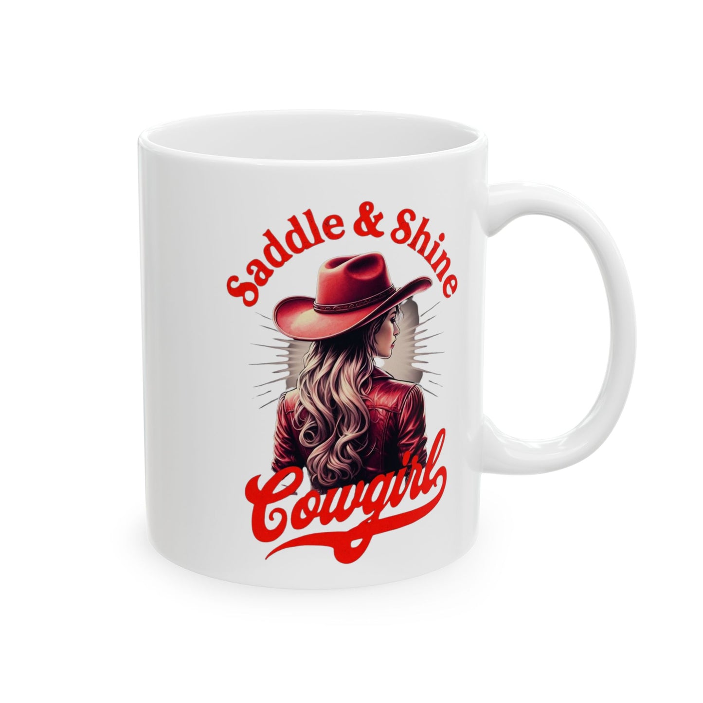 Saddle Up Ceramic Mug, Rodeo Mug