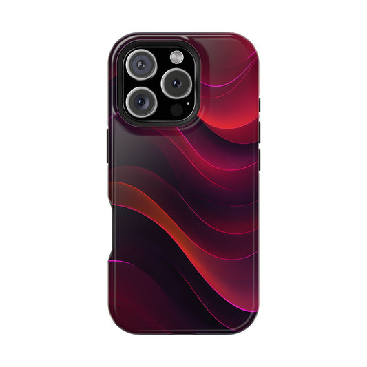 Abstract Wavy Design Case Cover