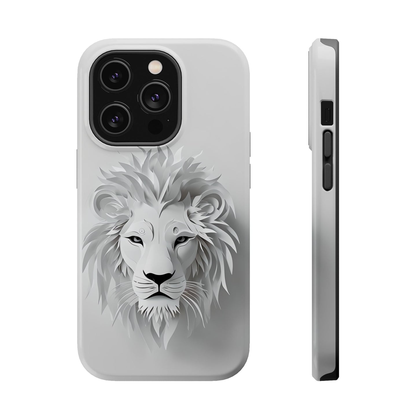 Majestic Intricate Lion Face Magnetic Tough Case