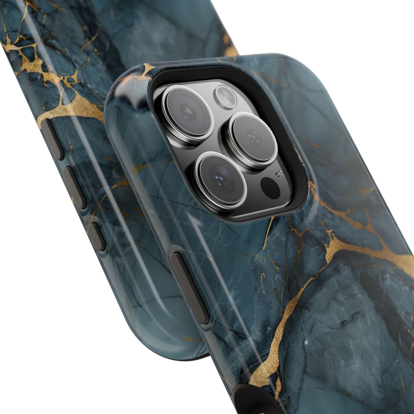 Luxury Sapphire Marble Case Cover