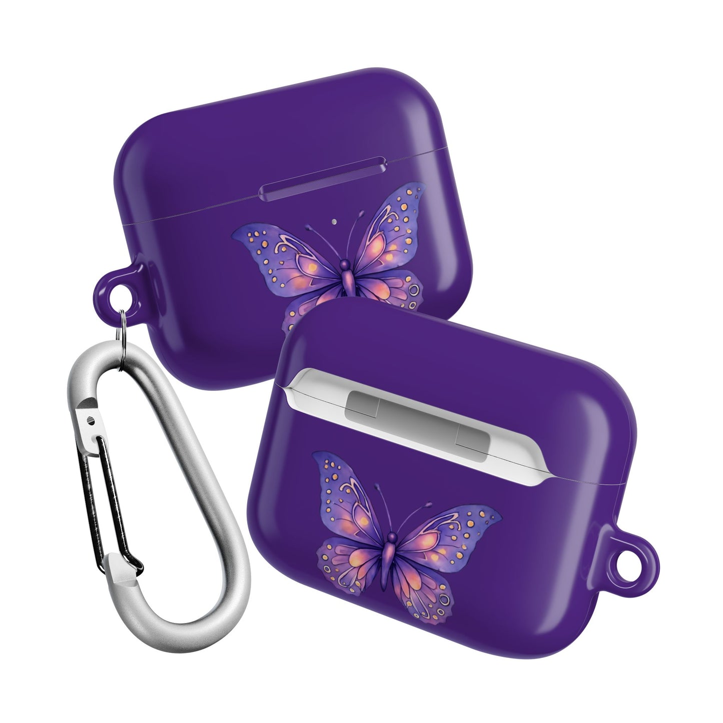 Butterfly Design AirPod Case - Stylish and Protective