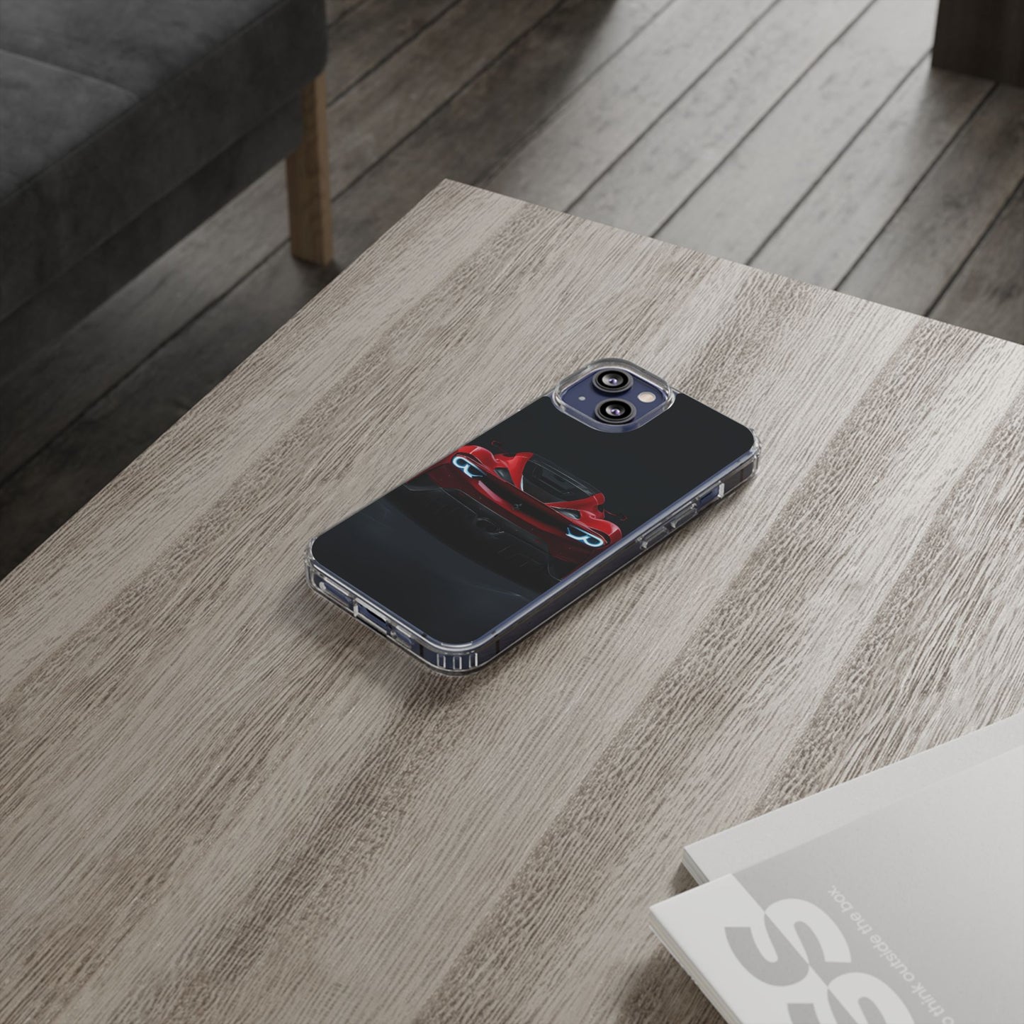 Sleek Ferrari Clear Phone Case - Ultra Durable & Stylish