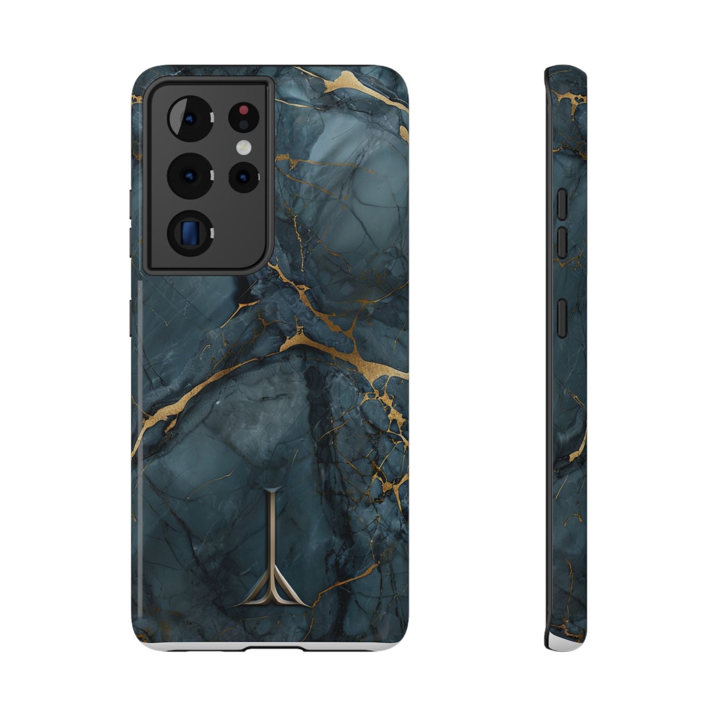 Luxury Sapphire Marble Impact-Resistant Phone Case | Stylish and Durable