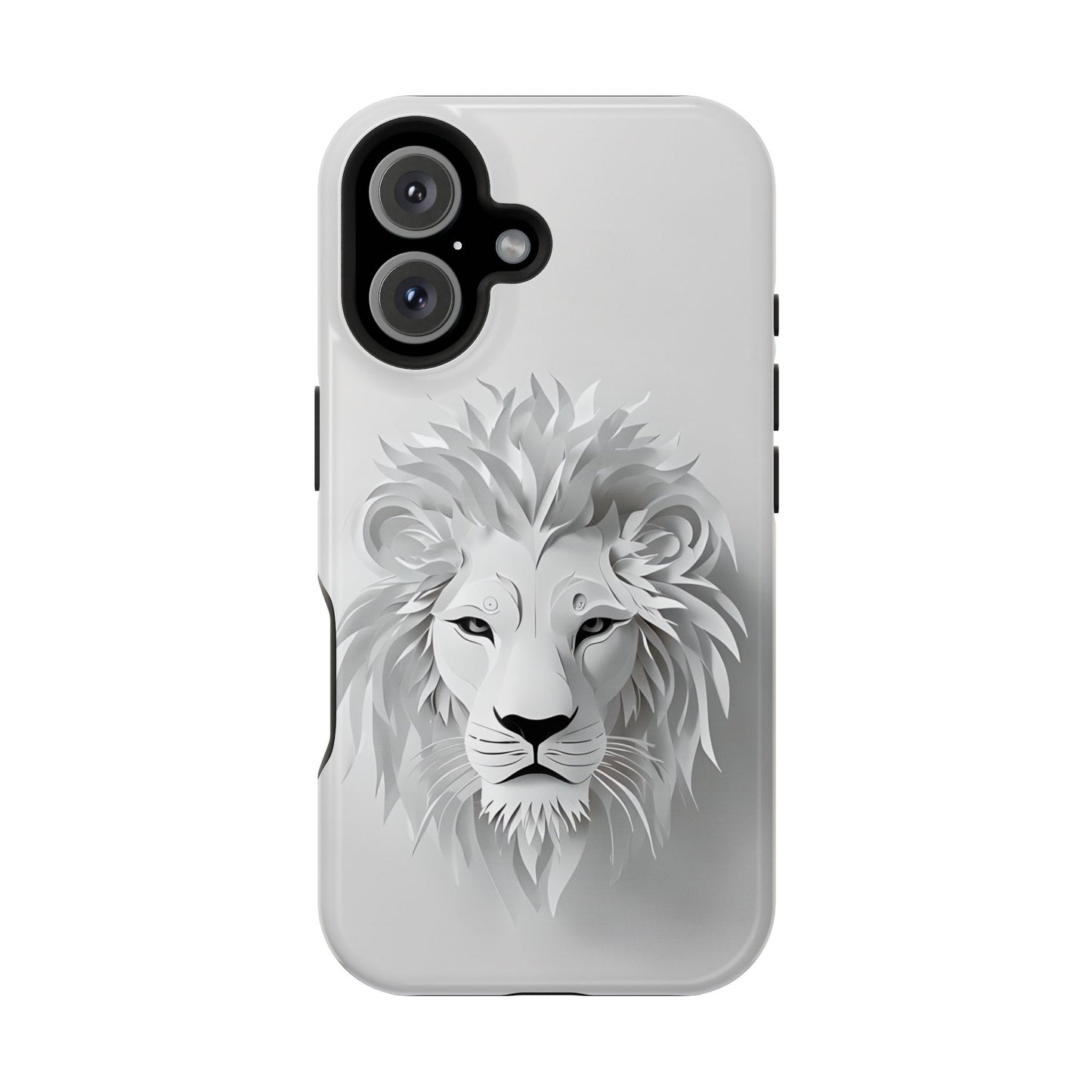 Majestic Intricate Lion Face Magnetic Tough Case