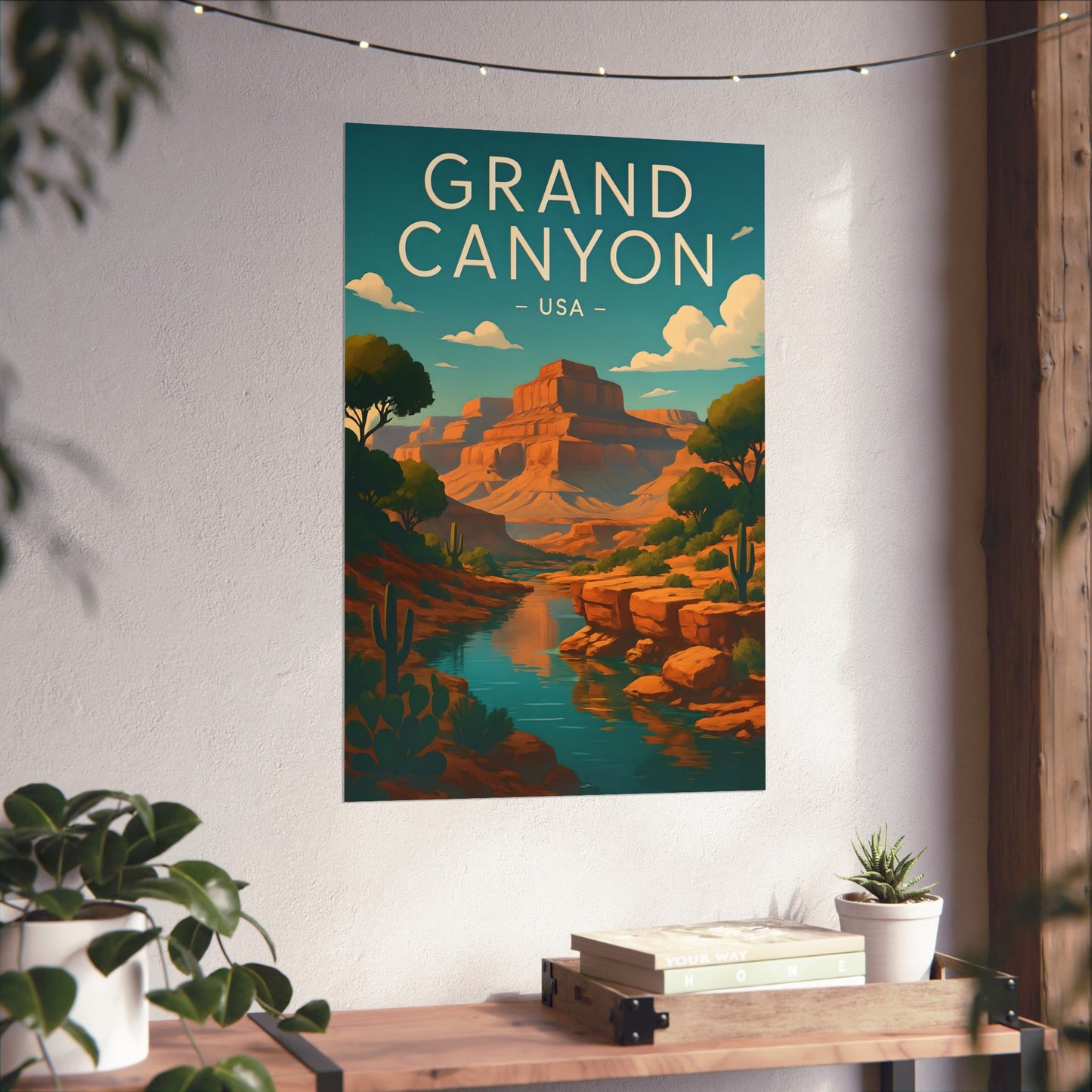 Grand Canyon Matte Vertical Poster - Scenic Wall Art for Adventure Lovers