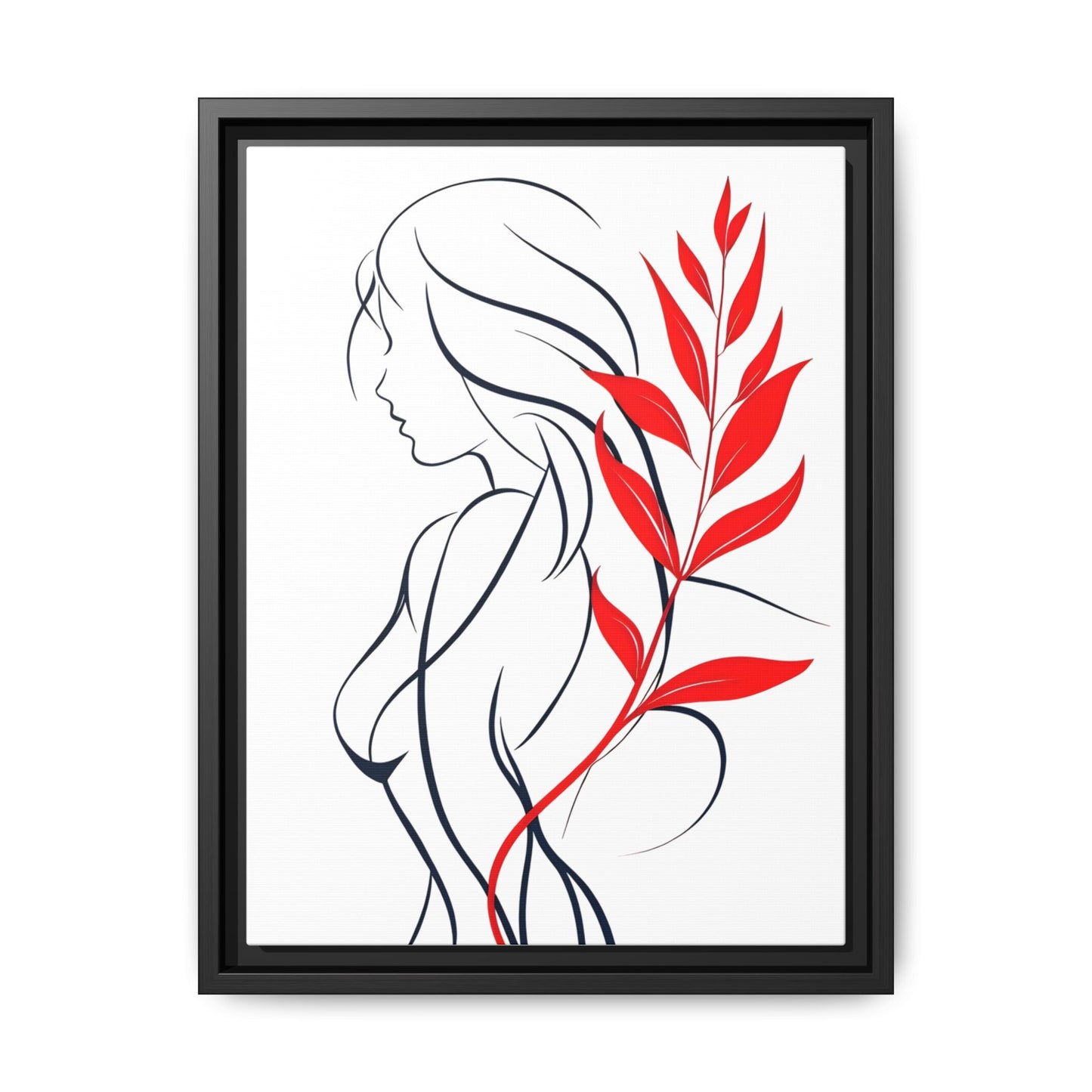 Feminine Elegant Line Art Print