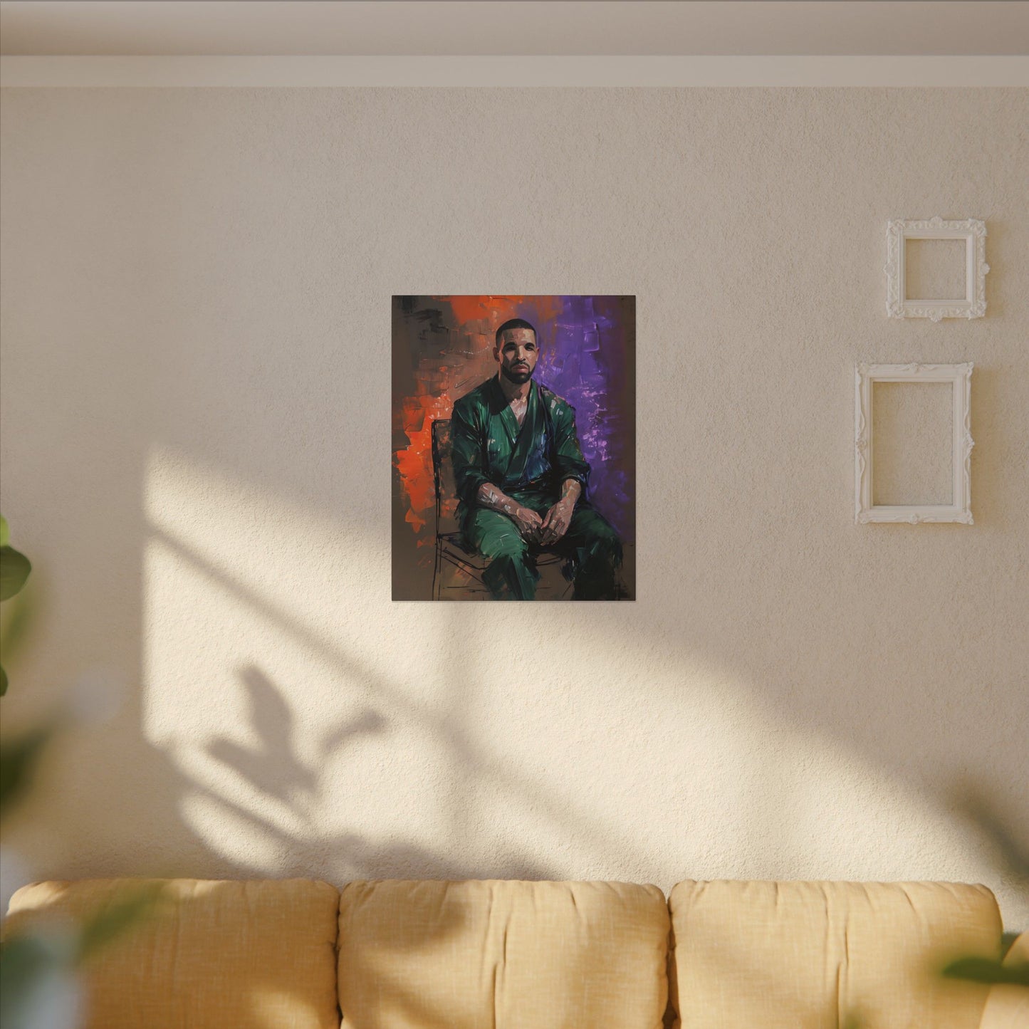 Drake Portrait Canvas Wall Art