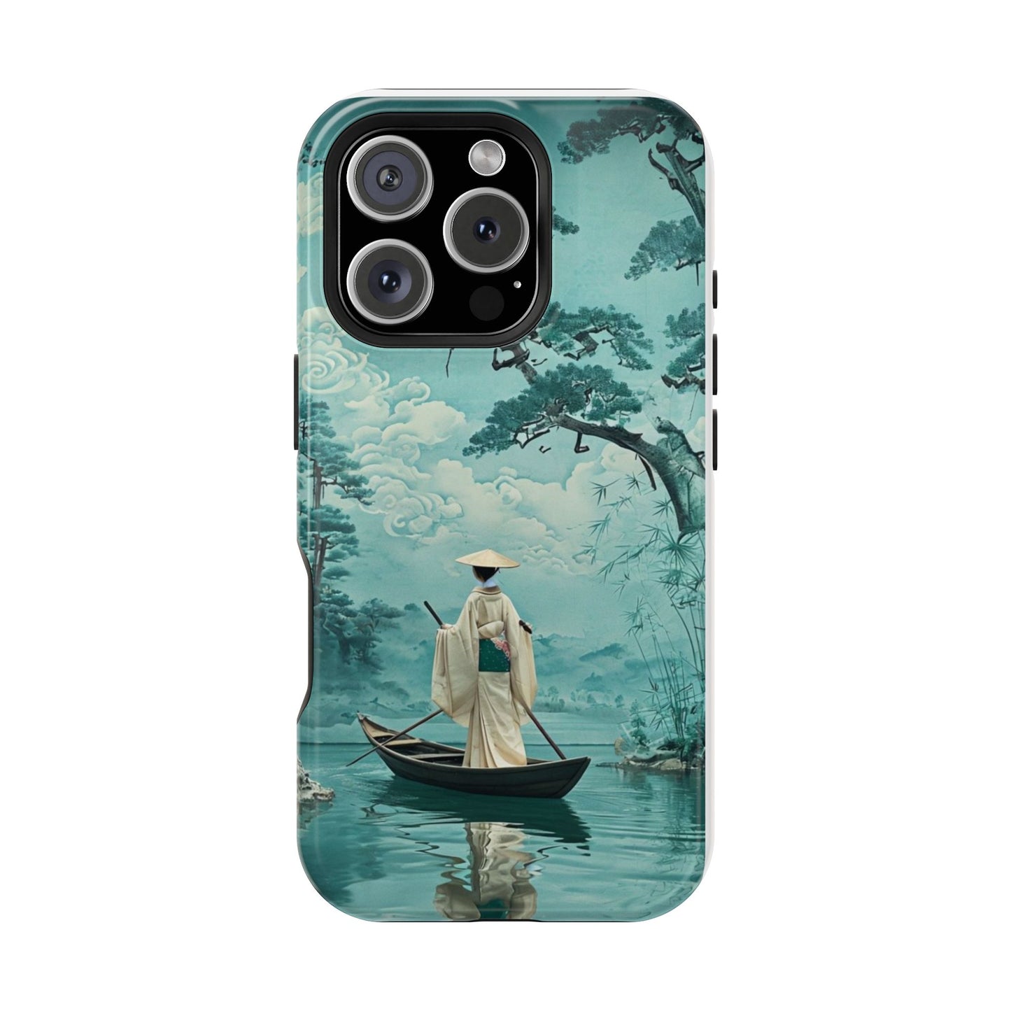 Zen Landscape Magnetic Tough Case for iPhone - Serene Nature Design