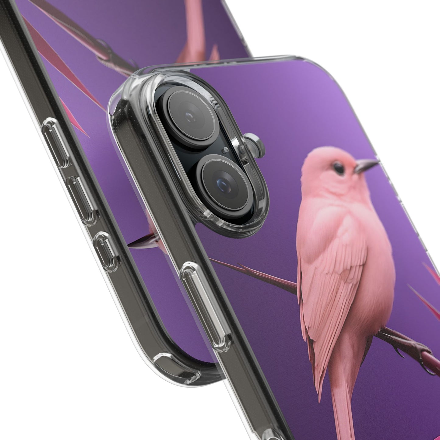 Pink Bird Nature-Inspired Design Case Cover