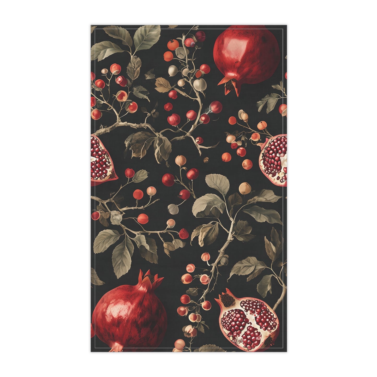 Botanical Pomegranate Tea Towels