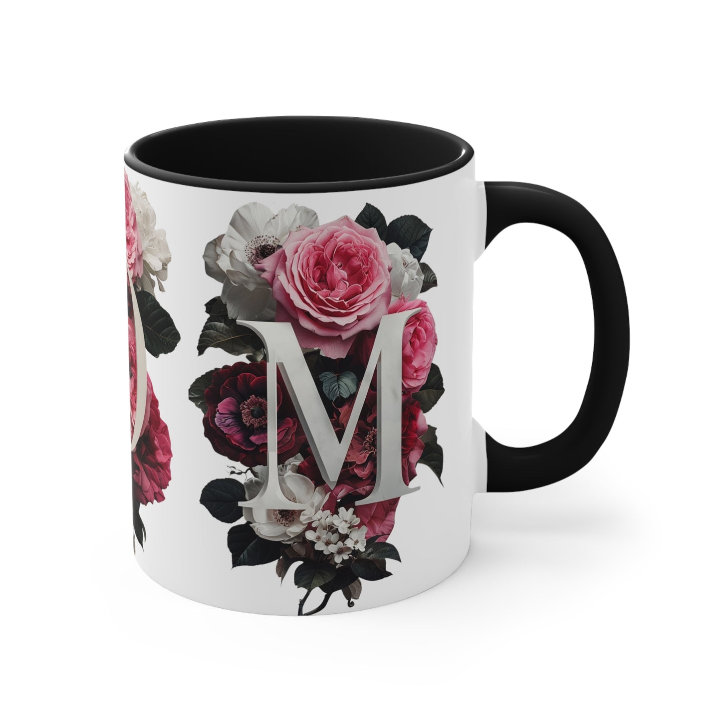 Floral Accent Mug for Mom - Mother's Day Gift Idea