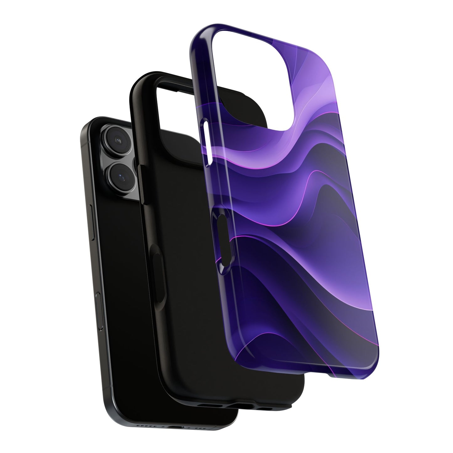 Stylish Purple Wave Phone Case Cover