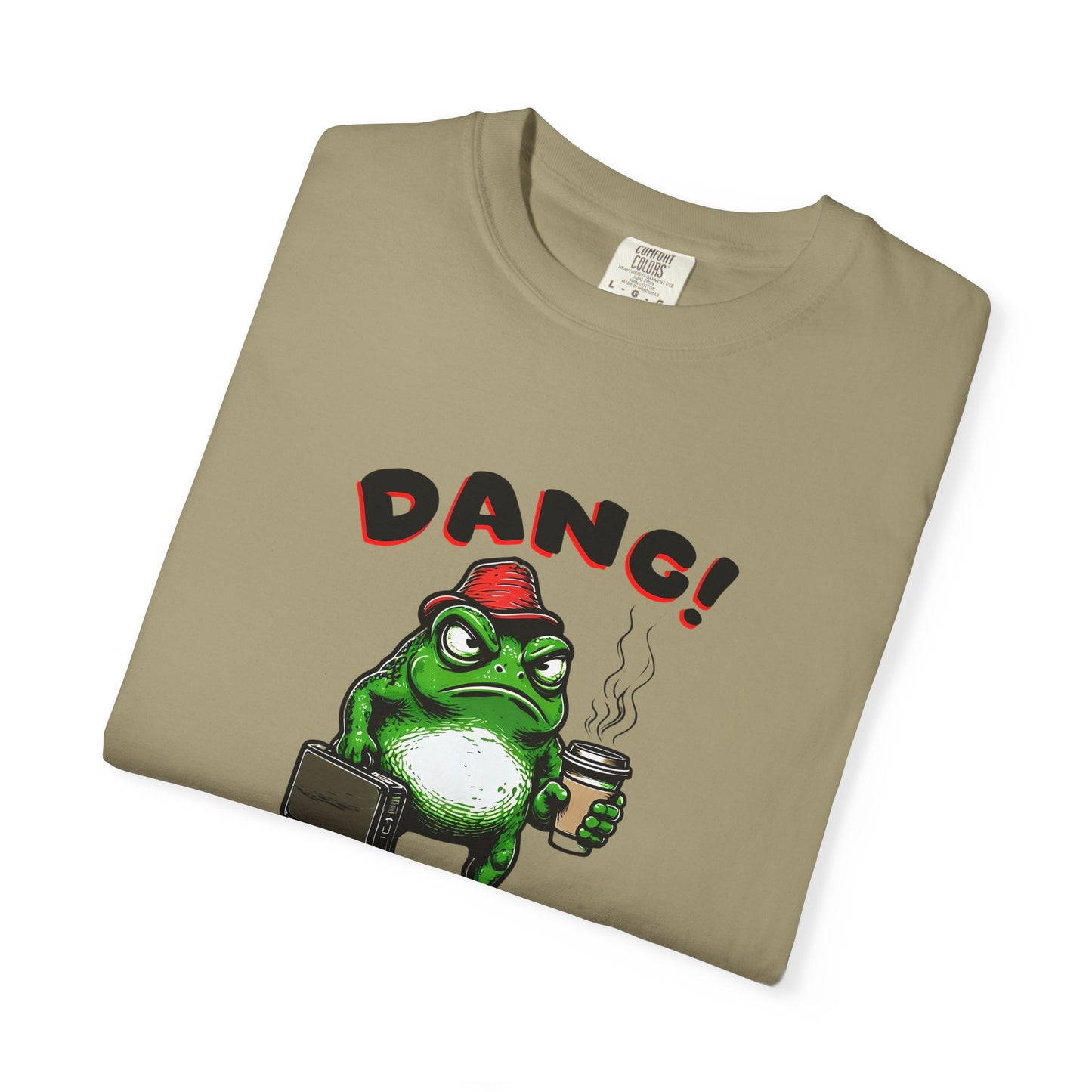 Funny Frog Monday T-Shirt - Unisex Garment-Dyed Tee