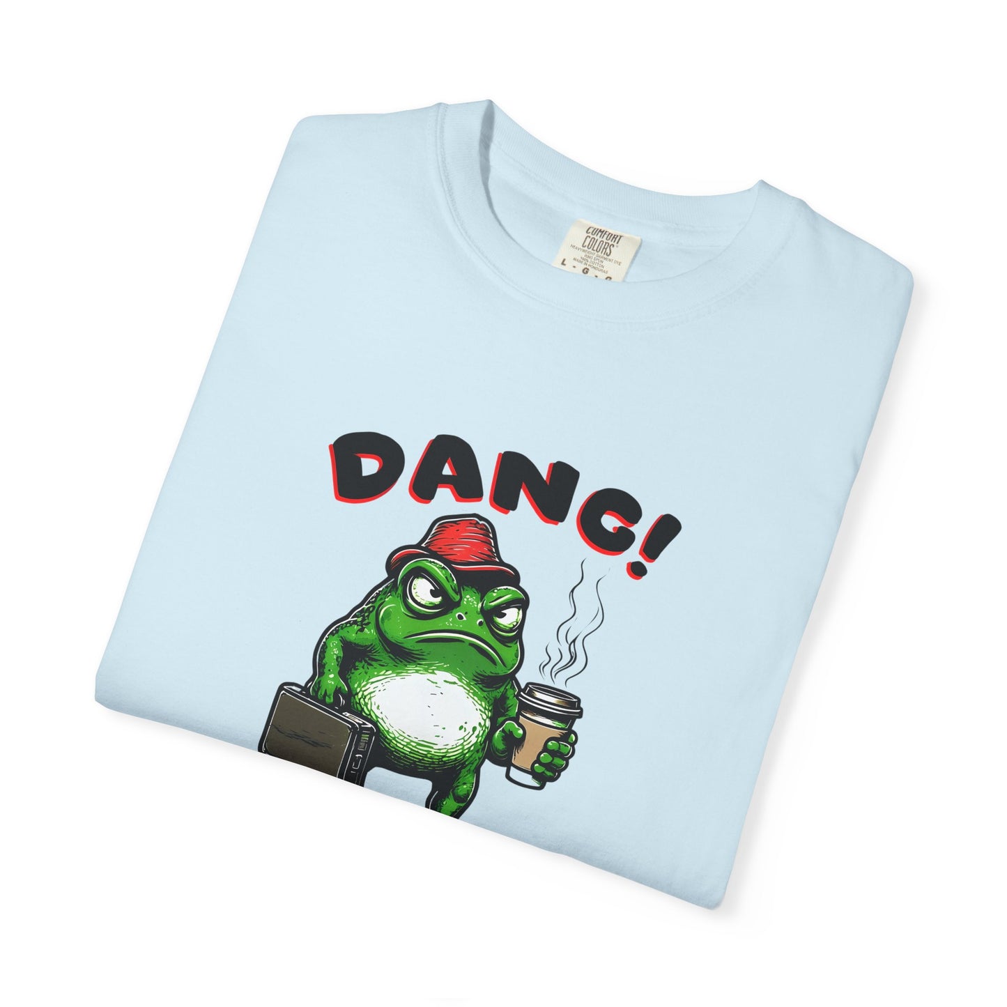 Funny Frog Monday T-Shirt - Unisex Garment-Dyed Tee