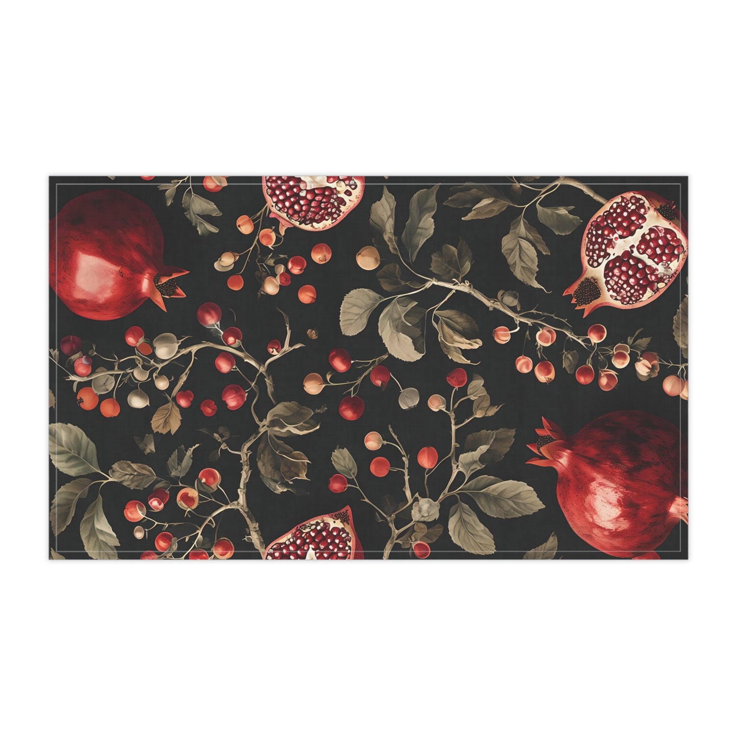 Botanical Pomegranate Tea Towels