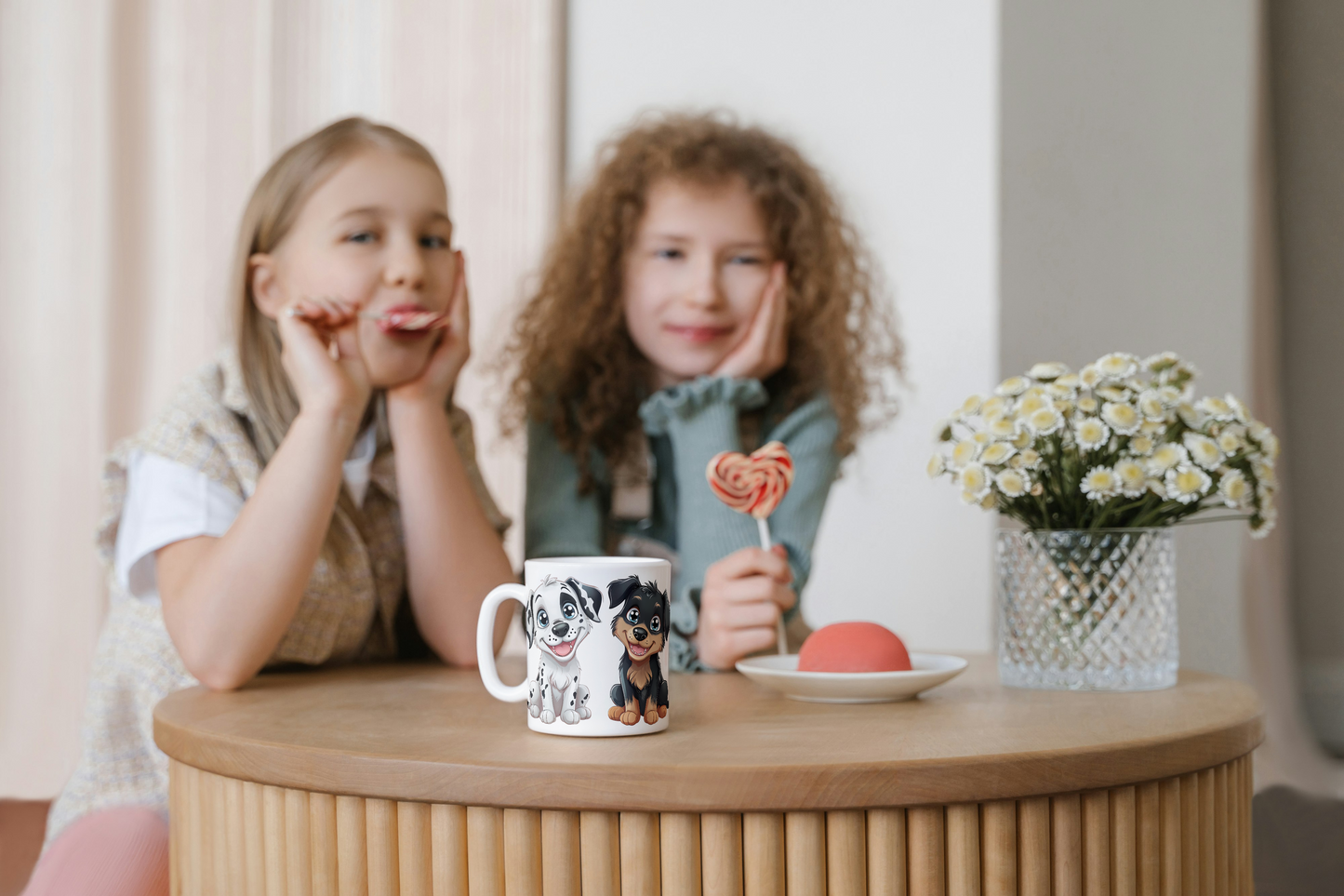 Cute Dog Accent Mug - Perfect for Pet Lovers