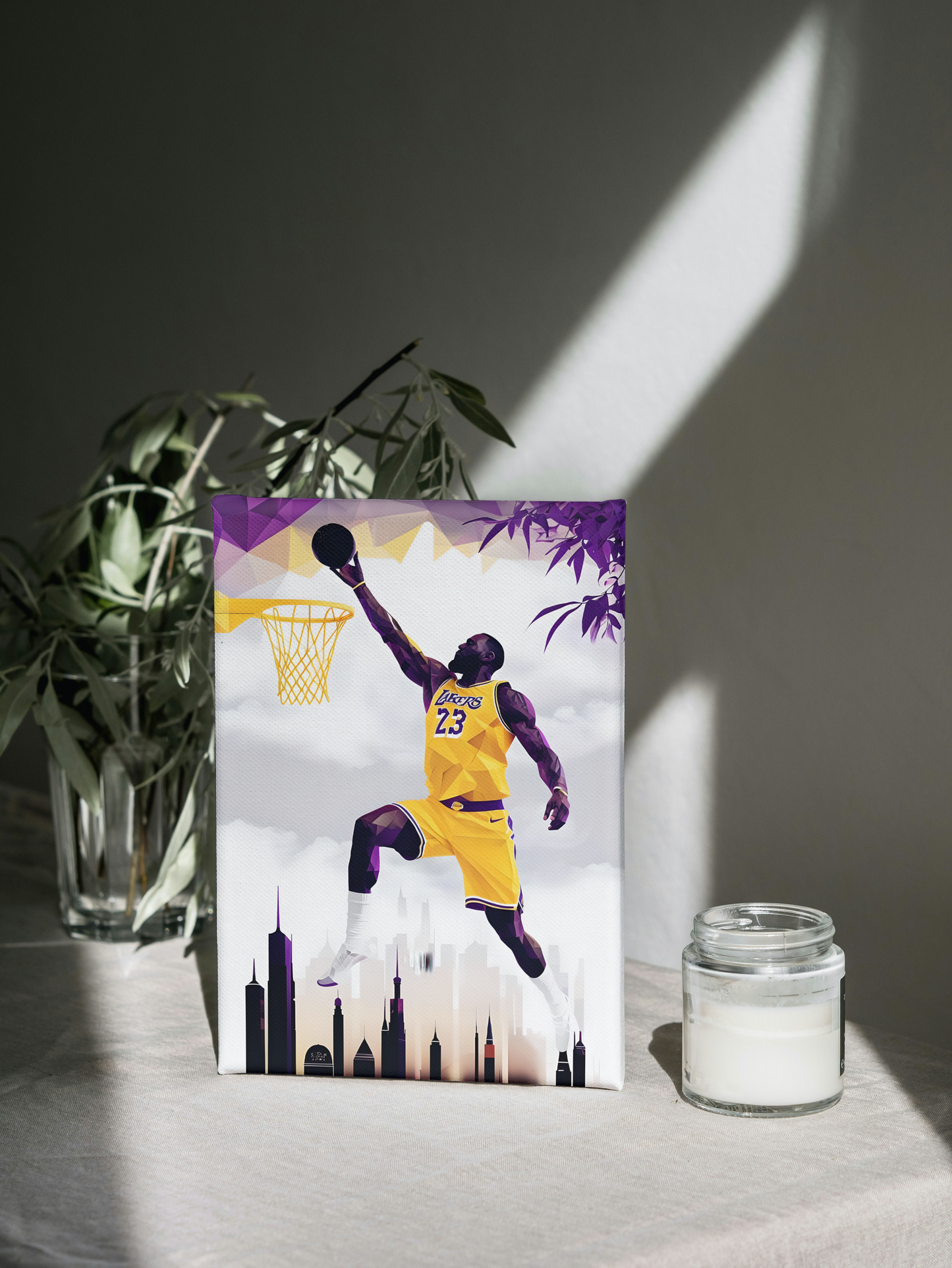 Lakers LeBron James - Canvas Art