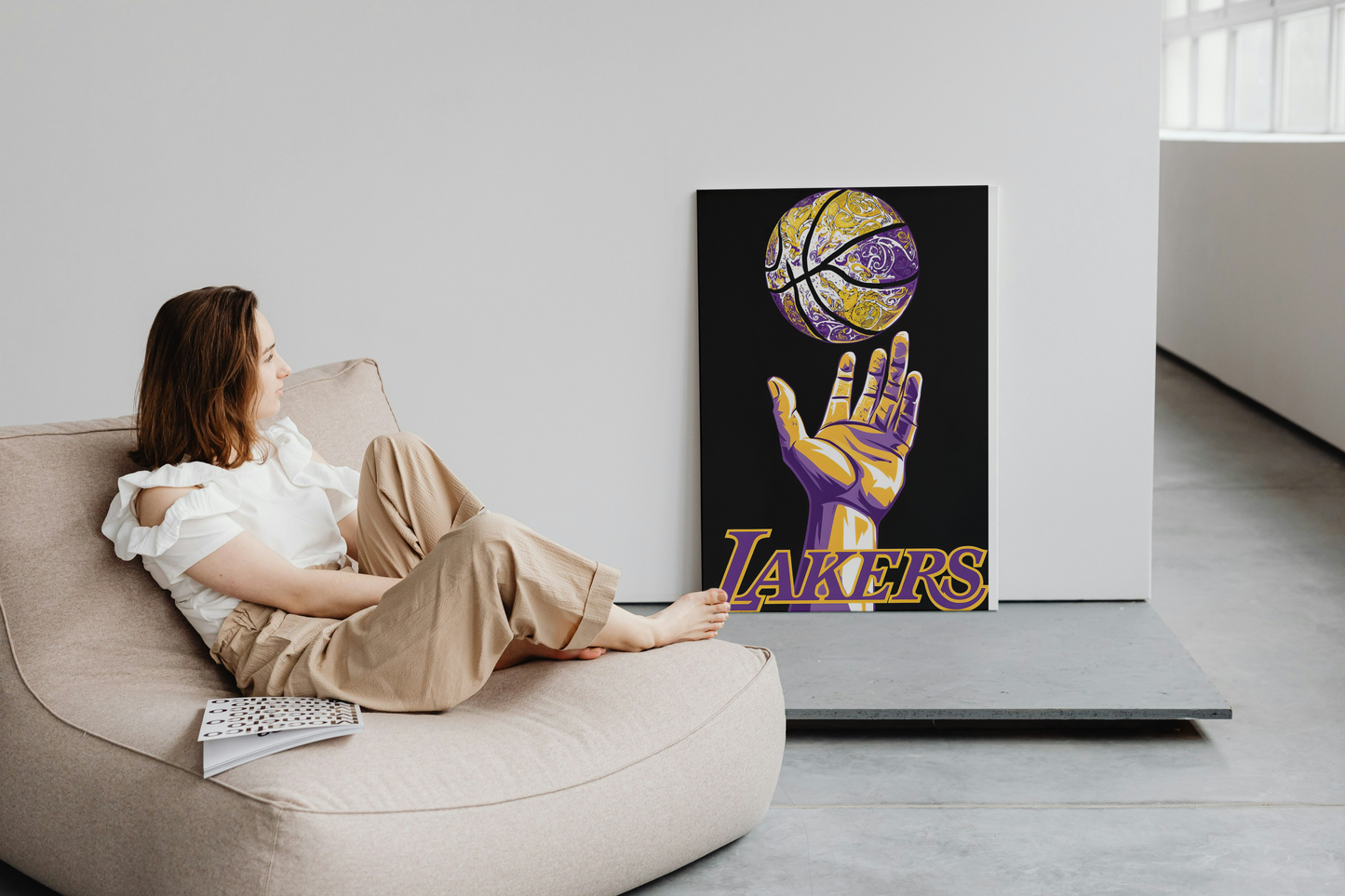 Los Angeles Lakers Matte Vertical Poster - Basketball Wall Art