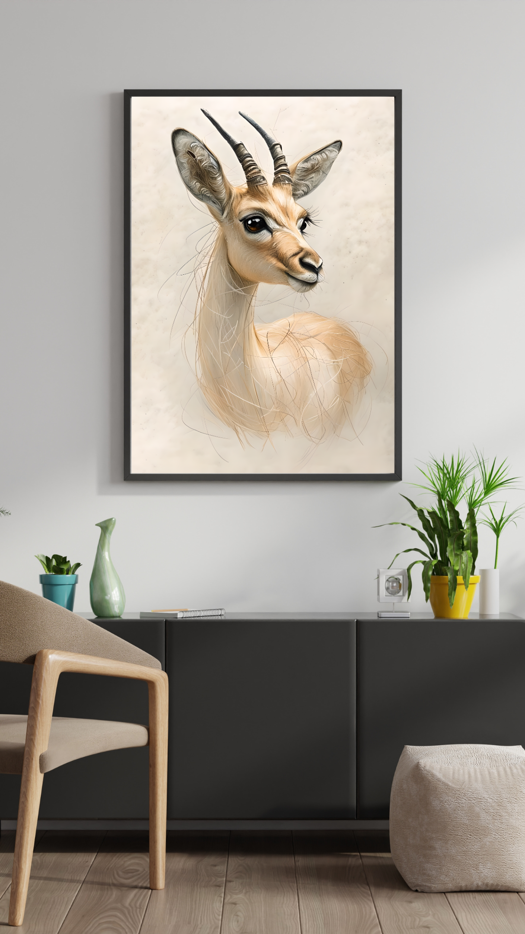 Beautiful Antelope Canvas Artwork