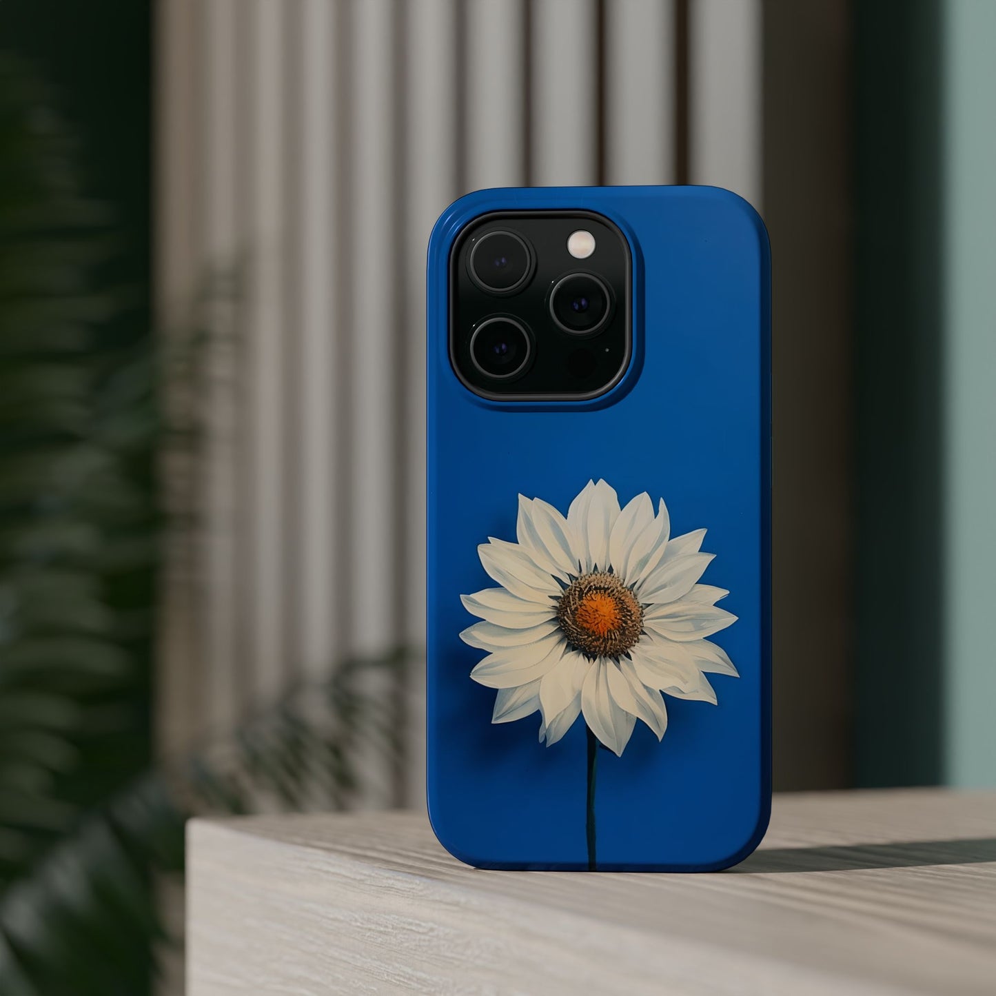Vibrant Floral Sunflower Design Magnetic Tough Case for iPhone