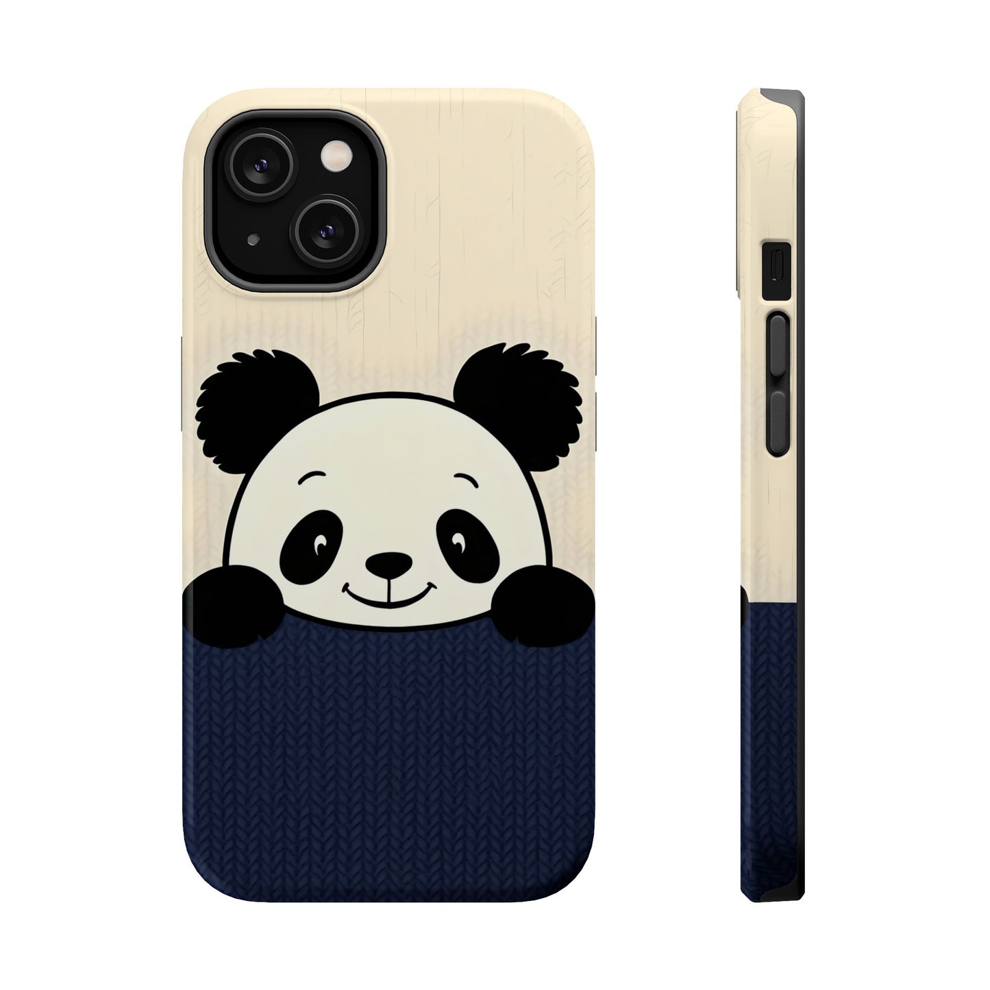 Cute Panda Magnetic Tough Case for iPhone
