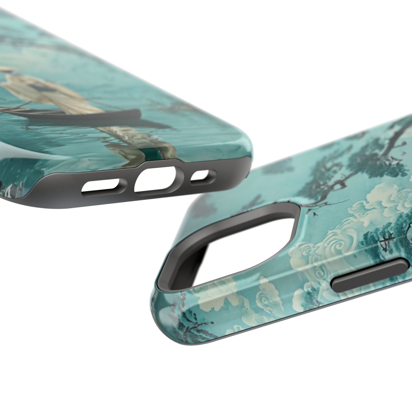 Zen Landscape Magnetic Tough Case for iPhone - Serene Nature Design