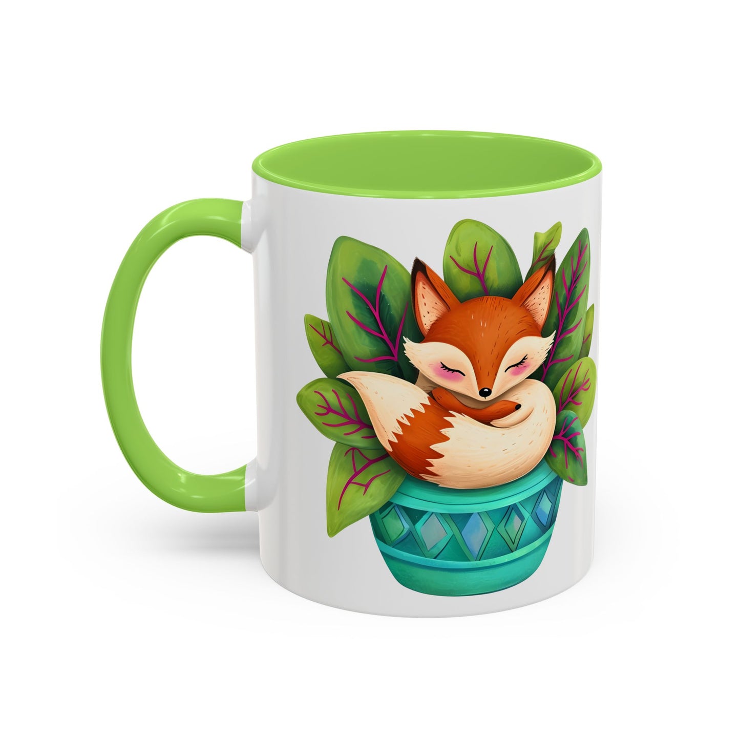 Sleepy Fox Tea Mug